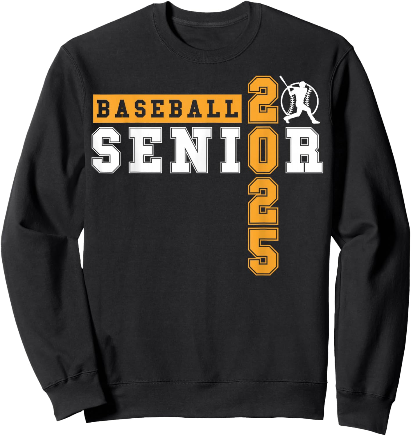 Baseball Senior Night Baseball Senior 2025 Graduation 11 Sweatshirt - Sweatshirt | Black