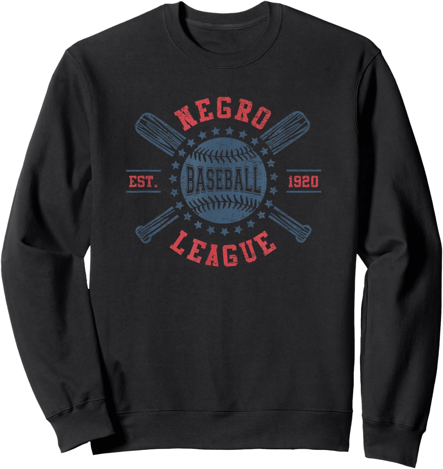 Vintage Negro League Baseball Black History Month Sweatshirt - Sweatshirt | Black