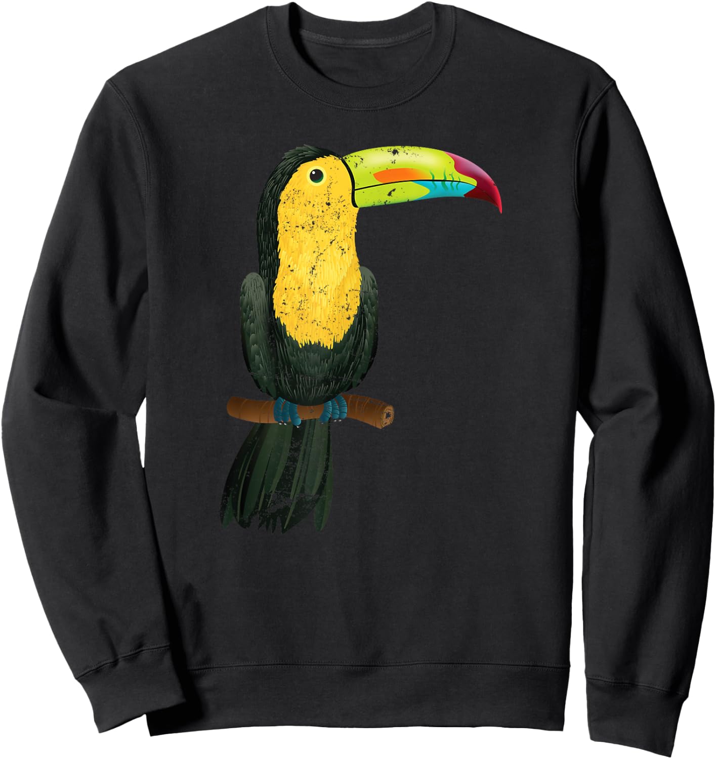Rainforest Toucan Sweatshirt - Sweatshirt | Black