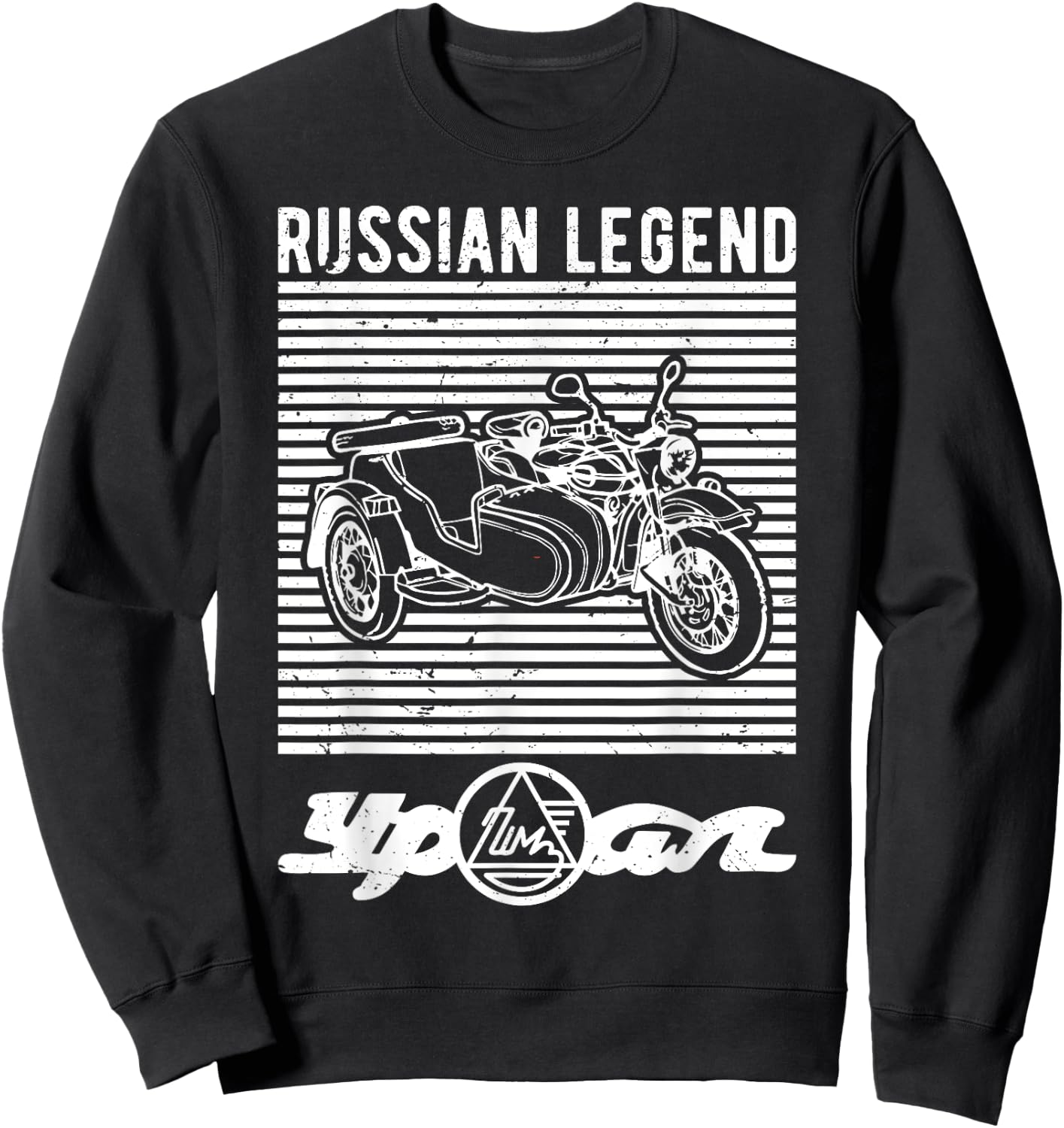 Ural Motorcycle Offroad Motorcycle Rider Sweatshirt - Sweatshirt | Black