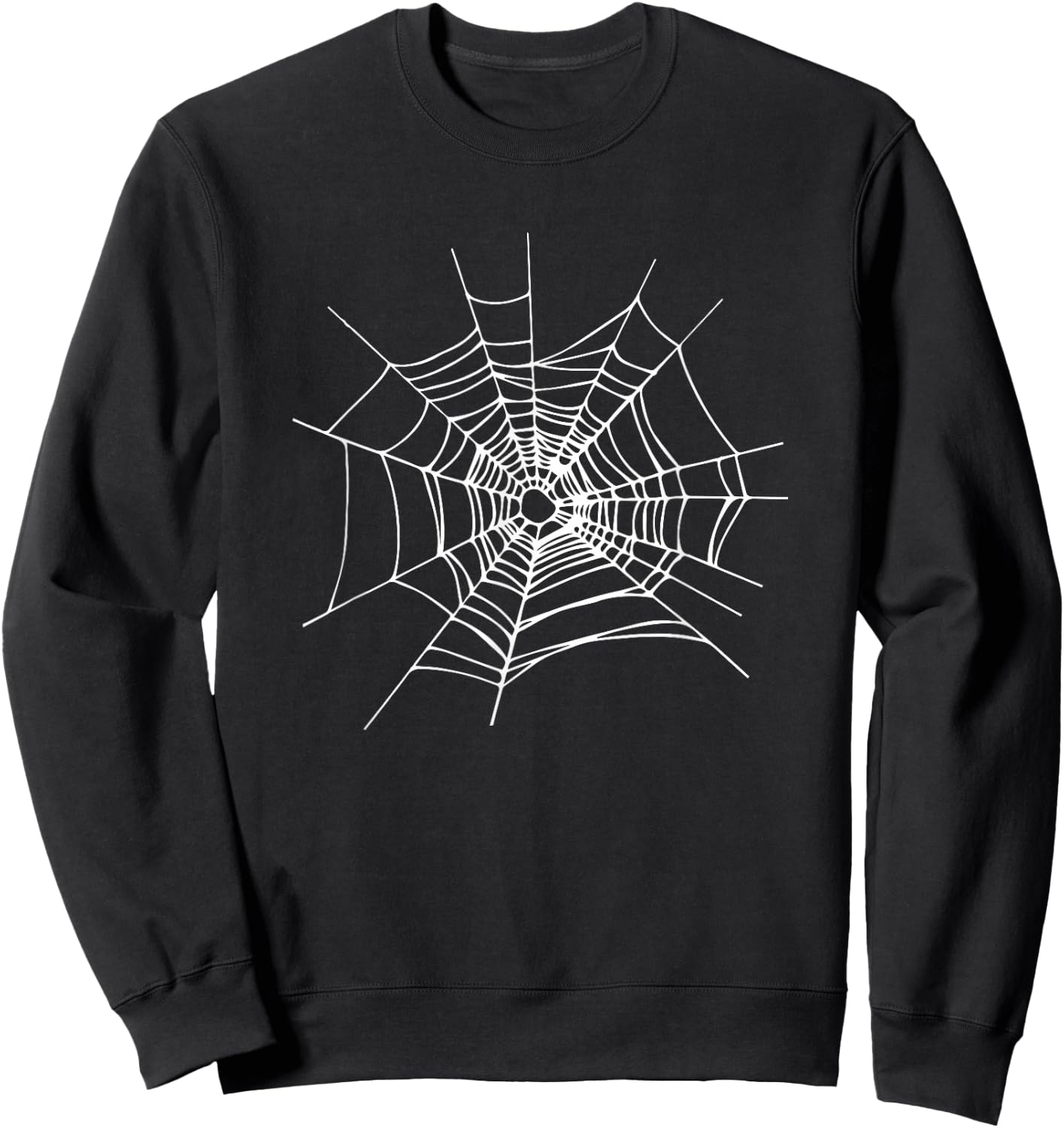 Halloween Spider Web Cobweb Halloween Spiders Sweatshirt - Sweatshirt | Black