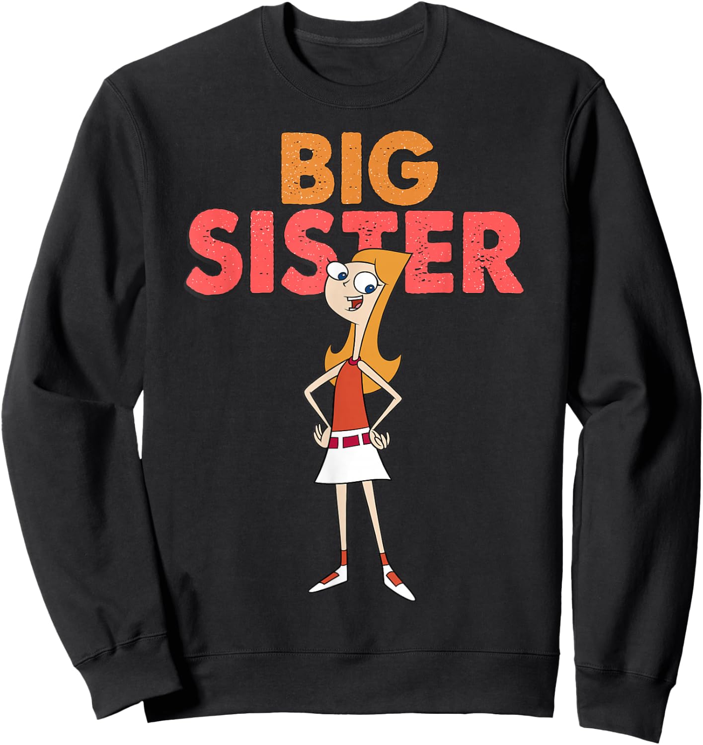 Disney Phineas and Ferb Big Sister Sweatshirt - Sweatshirt | Black