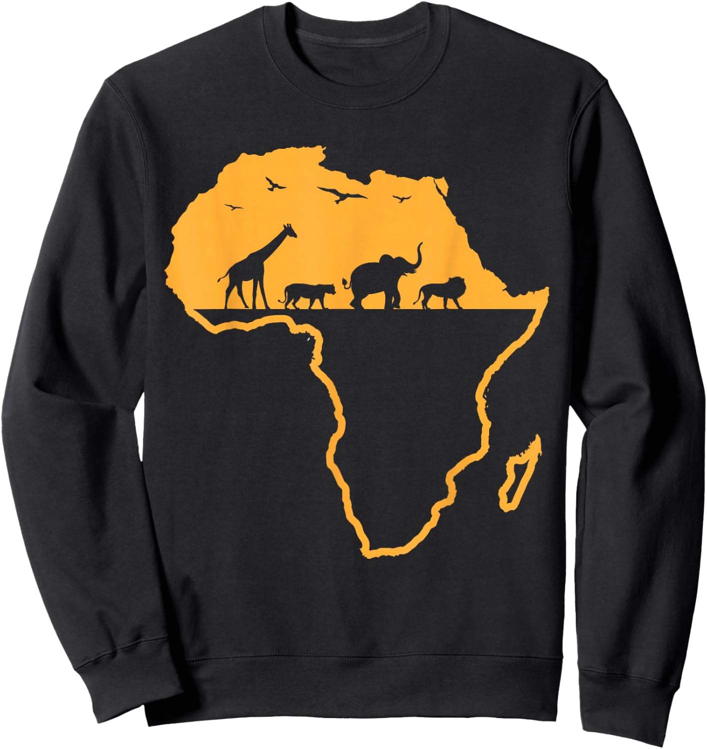 Africa Safari African Wild Animals - Environment National Park Sweatshirt - Sweatshirt | Black