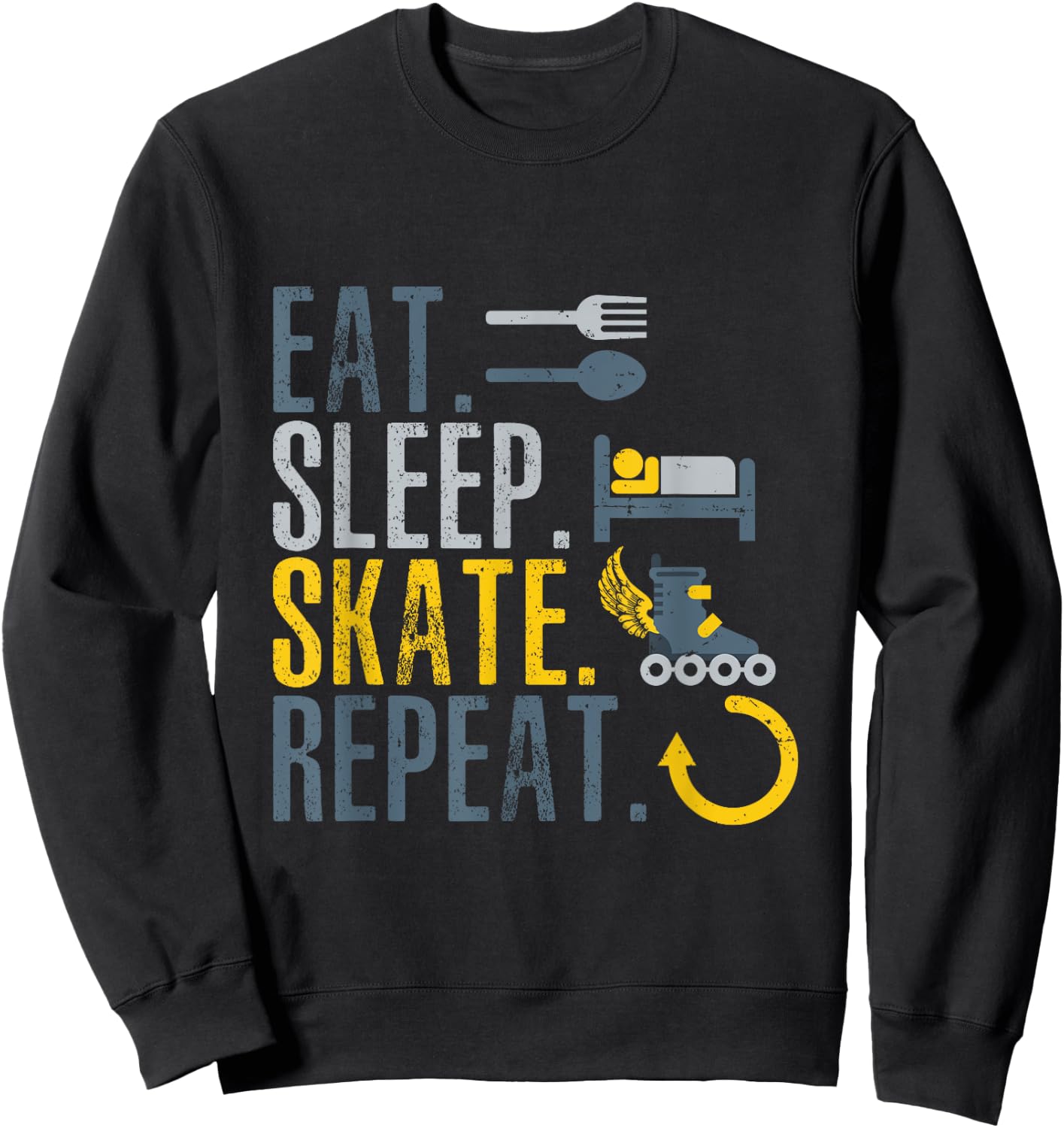 Rollerblades Accessories Rollerblades Adult Roller Blades Sweatshirt - Sweatshirt | Black