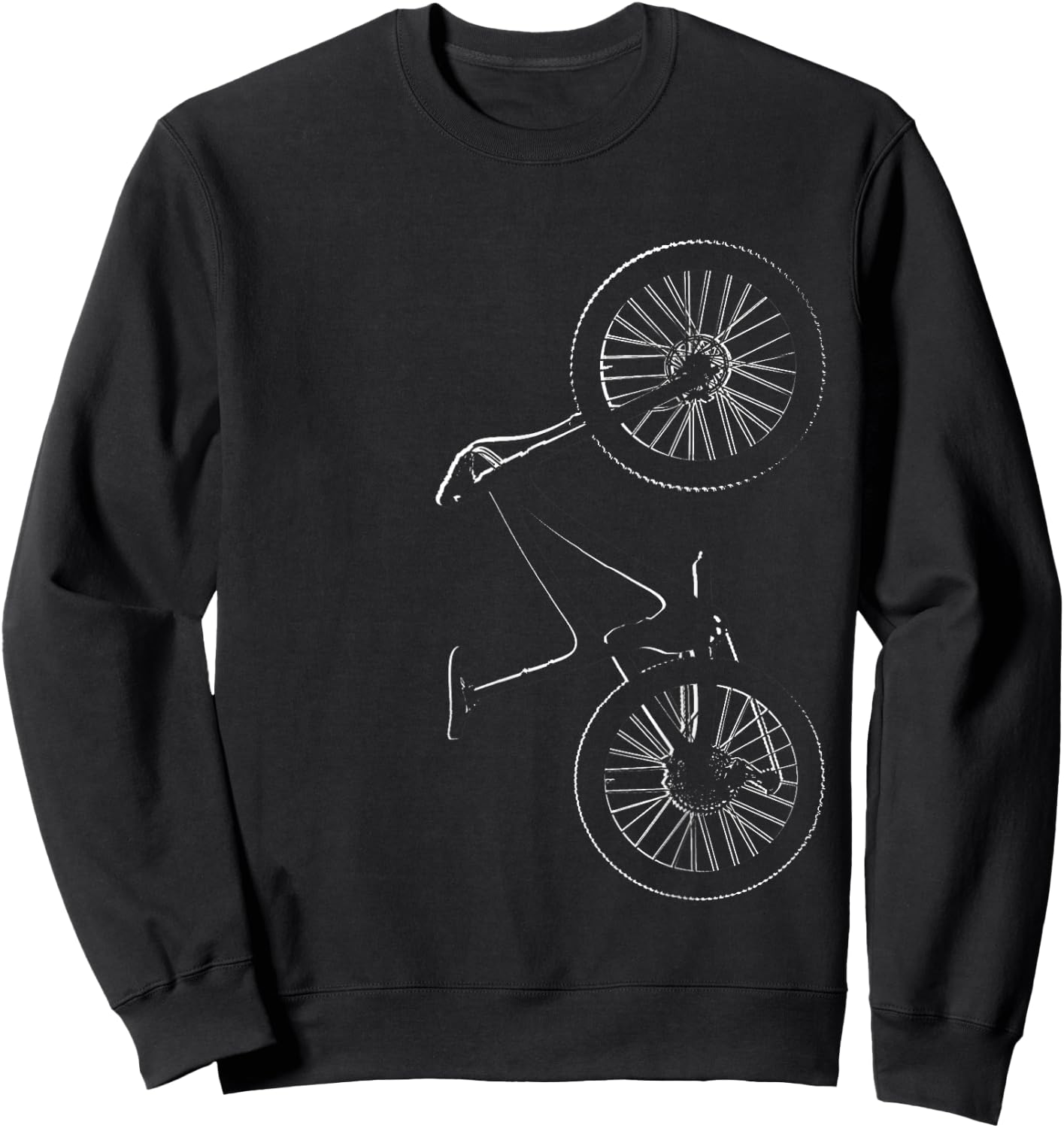 MTB Mountain Bike Apparel - MTB Mountain Bike Sweatshirt - Sweatshirt | Black