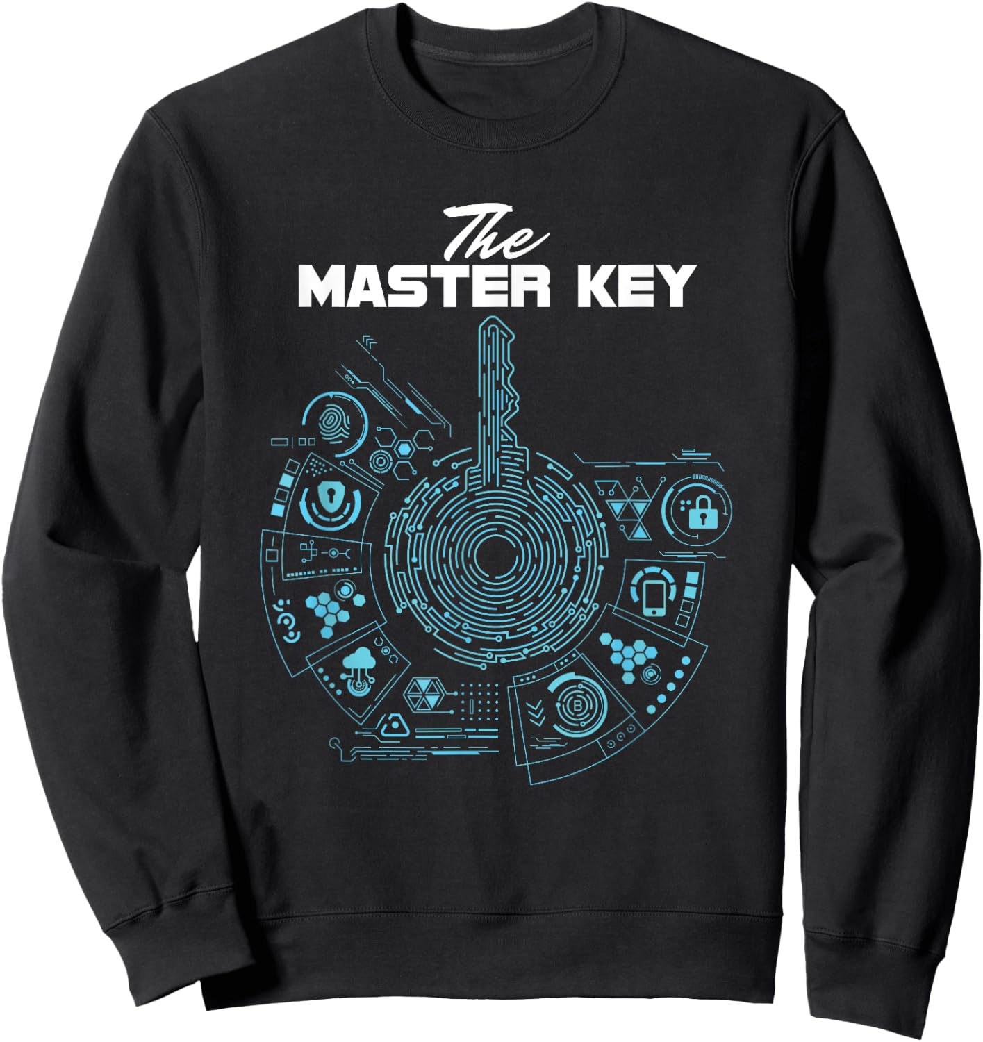 Lockpick Lock Picking The Master Key Sweatshirt - Sweatshirt | Black