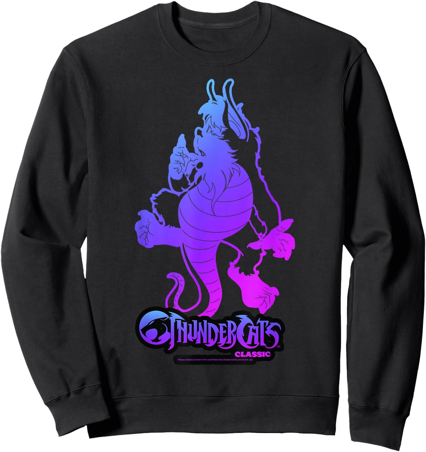 ThunderCats Snarf Gradient Portrait Sweatshirt - Sweatshirt | Black