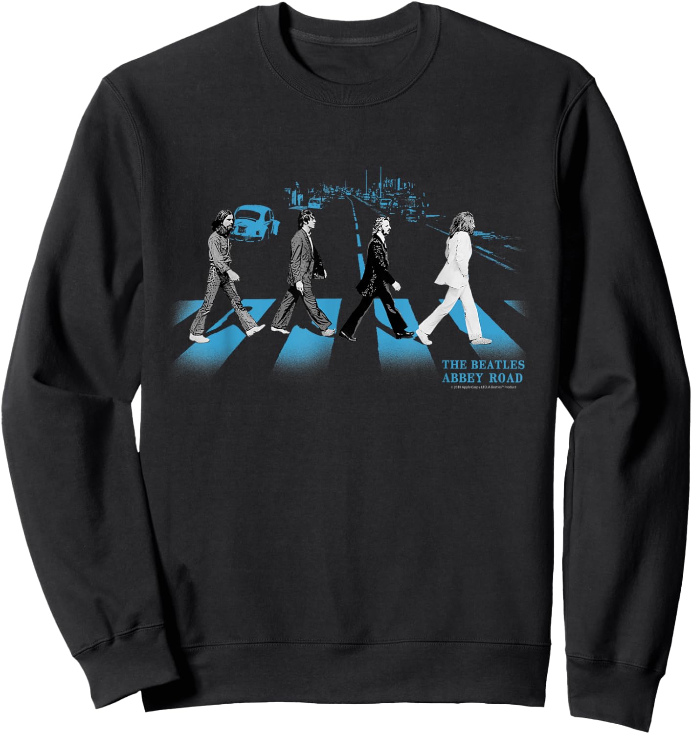 The Beatles - Abbey Road street blues Sweatshirt - Sweatshirt | Black