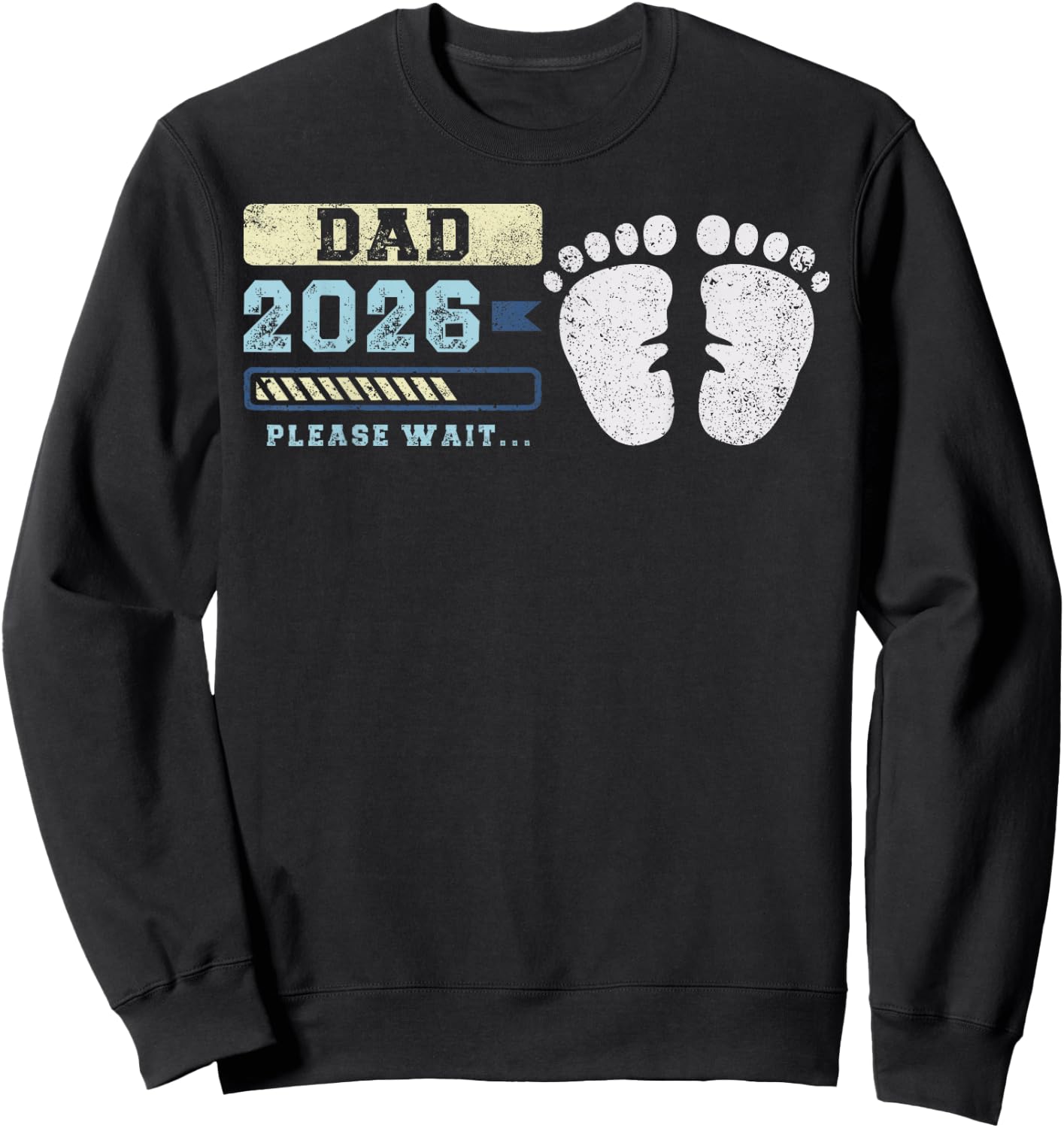 Dad 2026, Baby Announcement, Expecting Father, Fatherhood Sweatshirt - Sweatshirt | Black