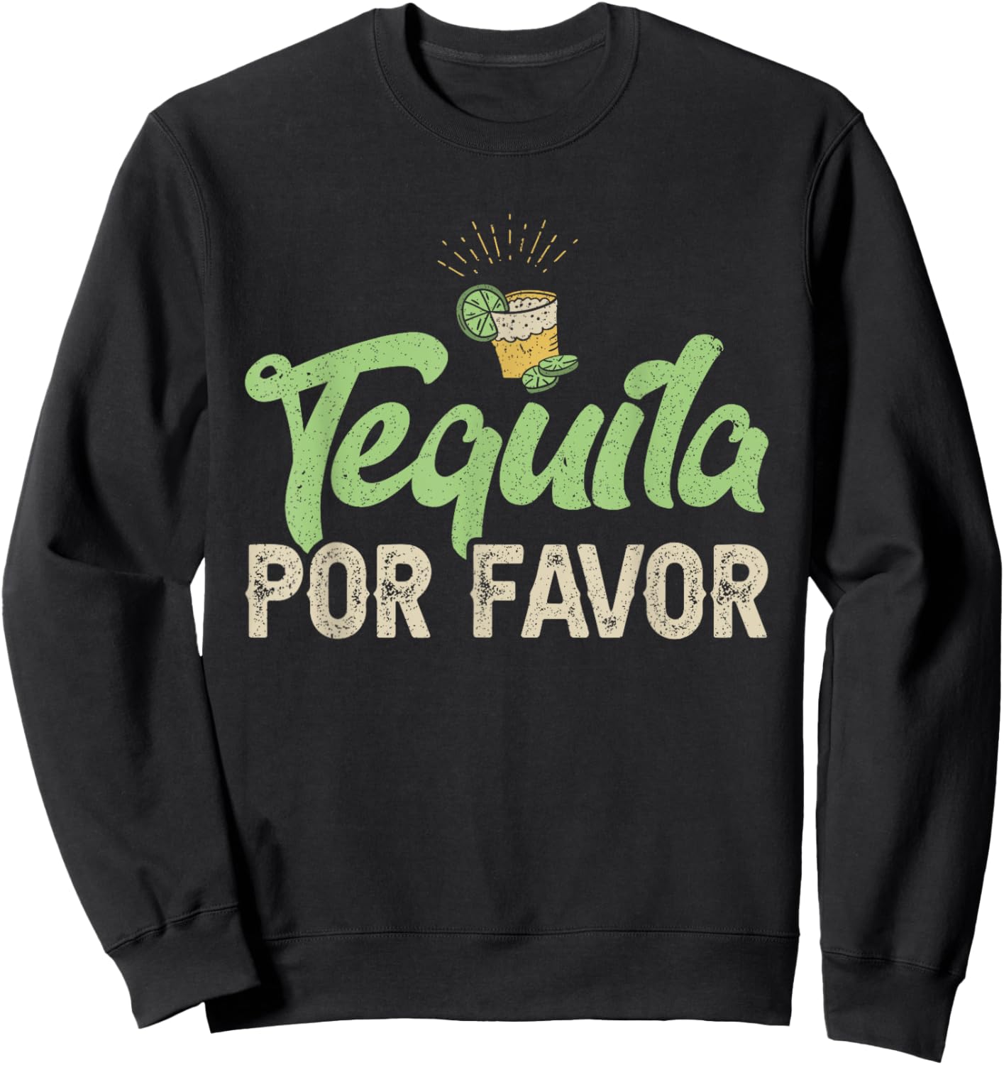 Tequila Por Favor Sweatshirt - Sweatshirt | Black