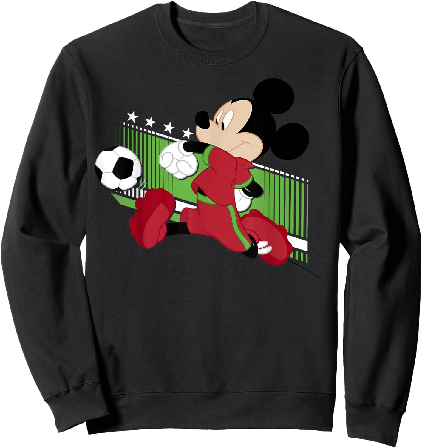 Disney Mickey and Friends Mickey Mouse Portugal Soccer Sweatshirt - Sweatshirt | Black