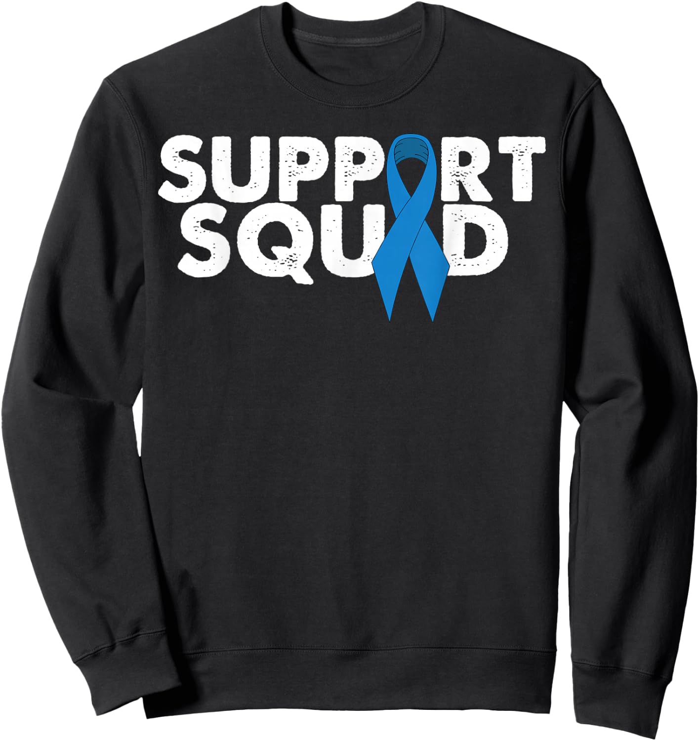 Colon Cancer Support Squad Sweatshirt - Sweatshirt | Black