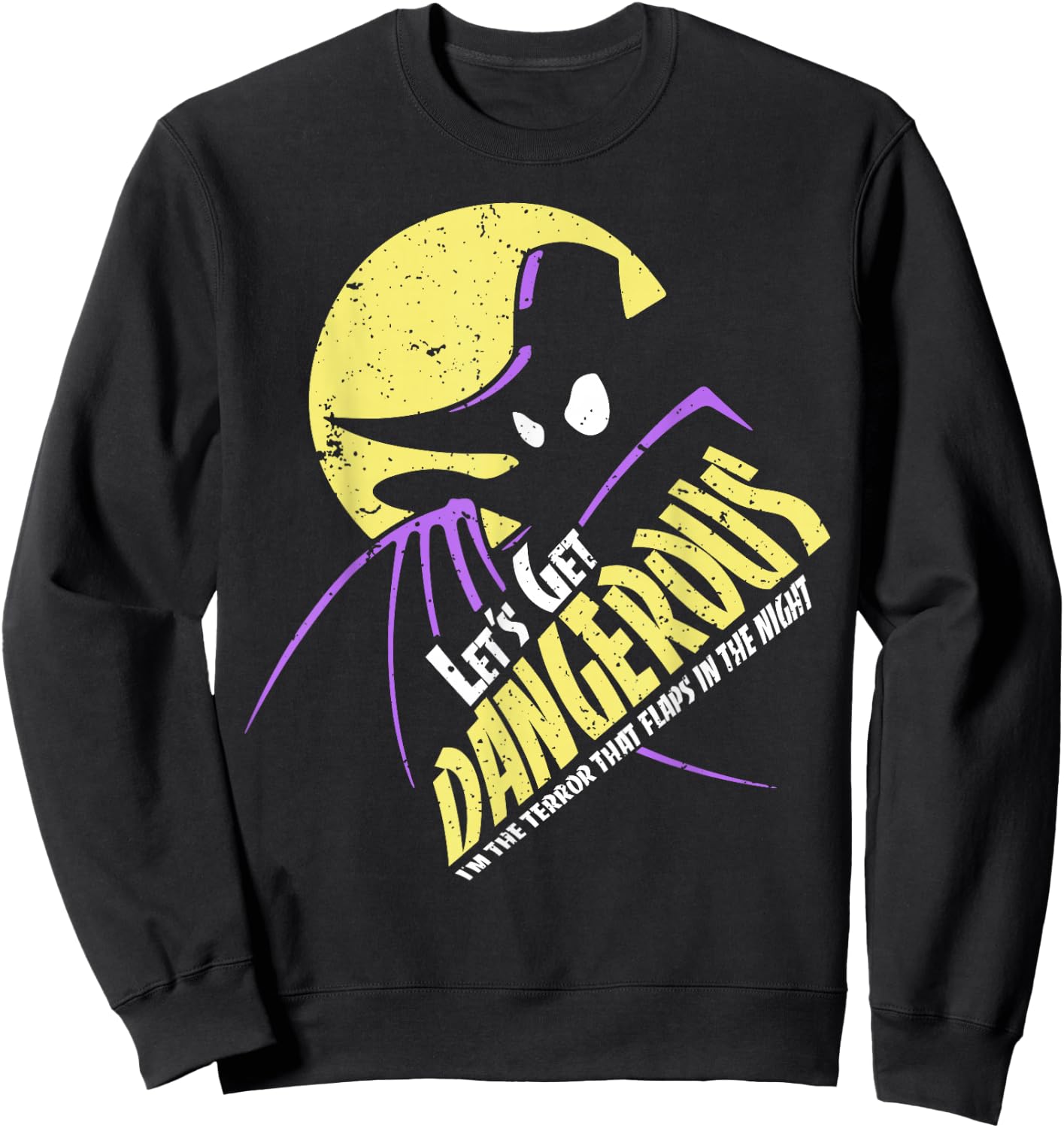 Cartoon Let's Get Dangerous Noir Sweatshirt - Sweatshirt | Black