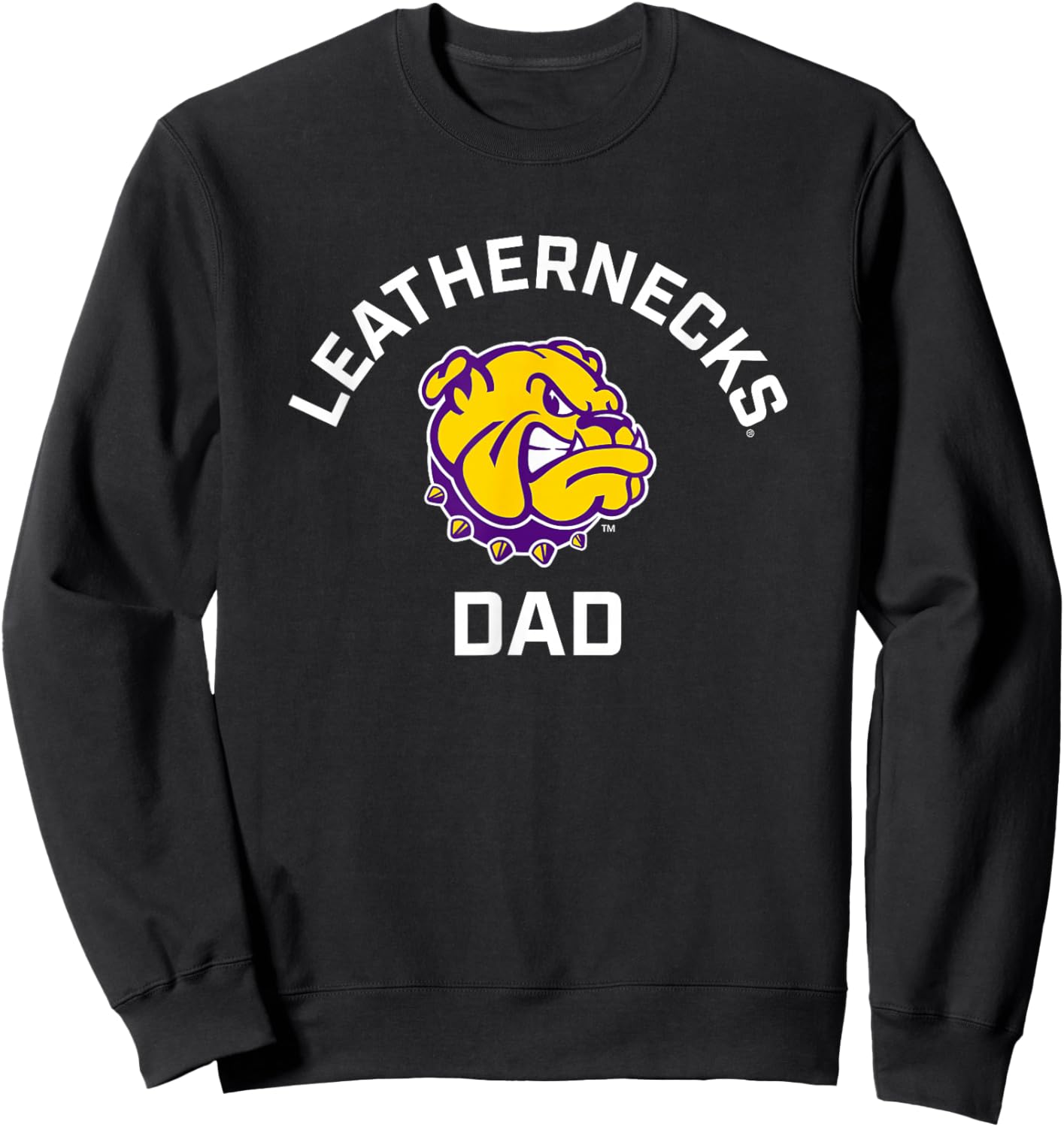 Western Illinois University Leathernecks Arched Dad Sweatshirt - Sweatshirt | Black