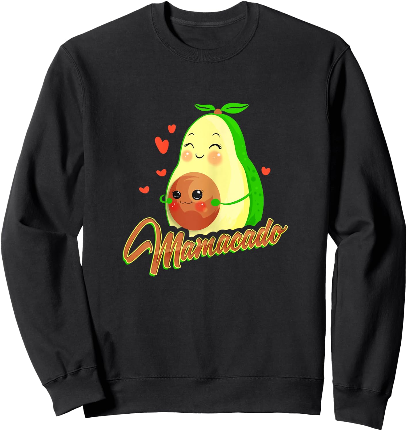 Mother Avocado Gift Baby Birth Party Cinco De Mayo Sweatshirt - Sweatshirt | Black