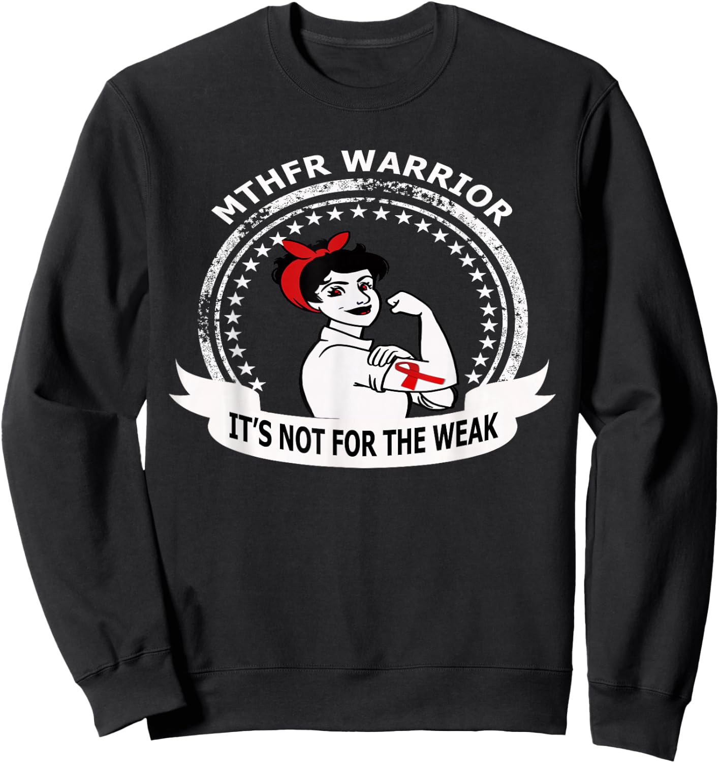 Mthfr Warrior Awareness Sweatshirt - Sweatshirt | Black