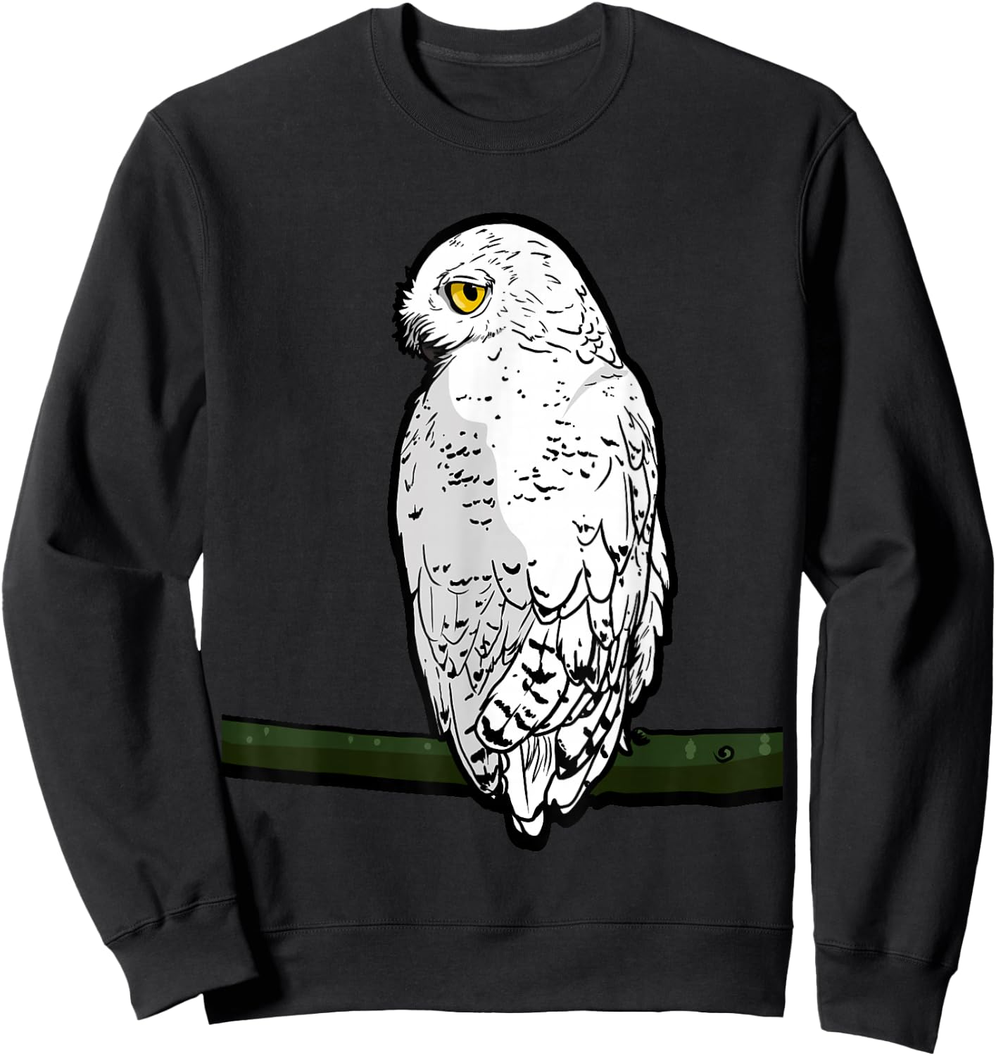 Snow Owl Gift Sweatshirt - Sweatshirt | Black