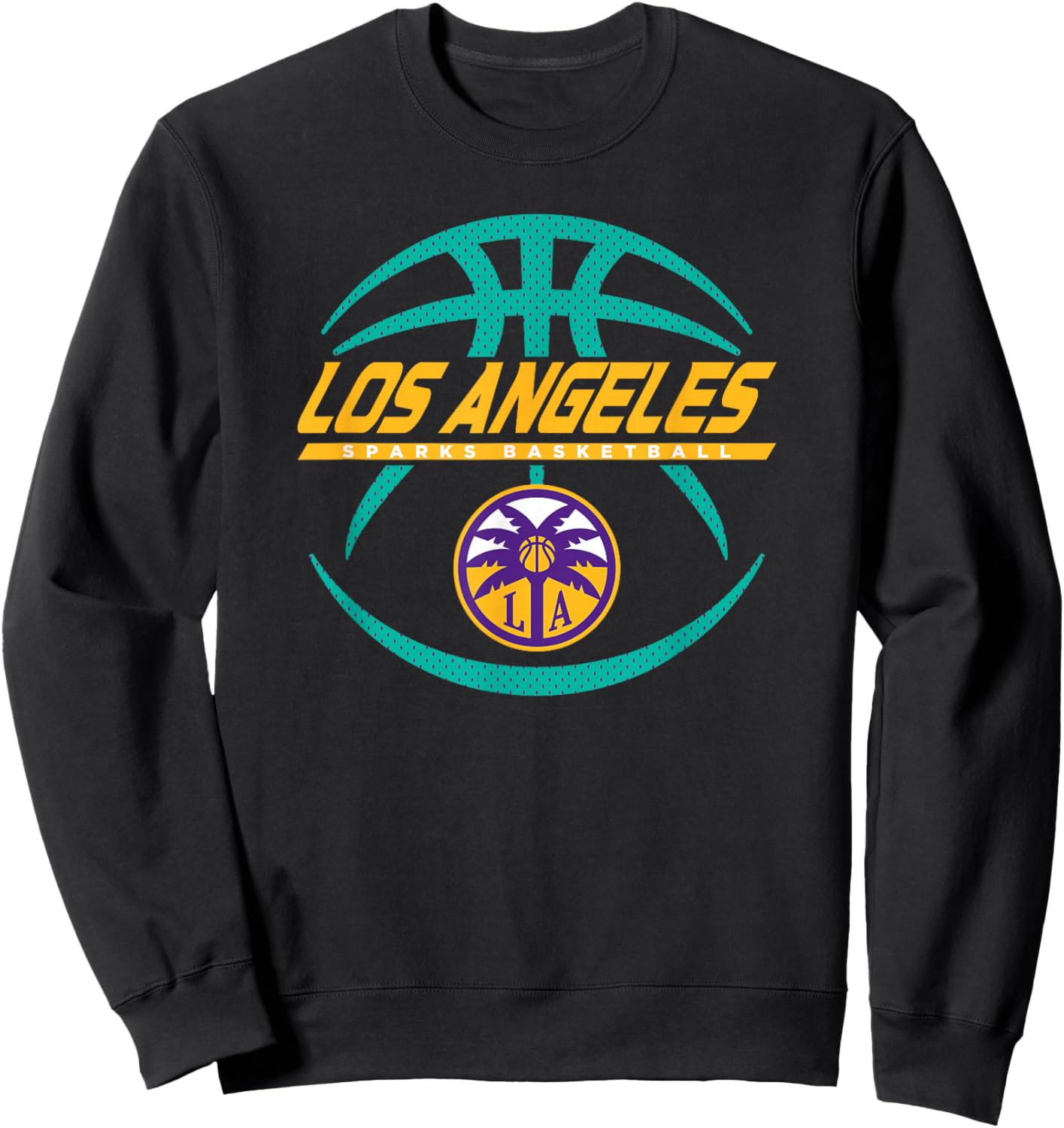 WNBA Los Angeles Sparks The Rock Sweatshirt - Sweatshirt | Black
