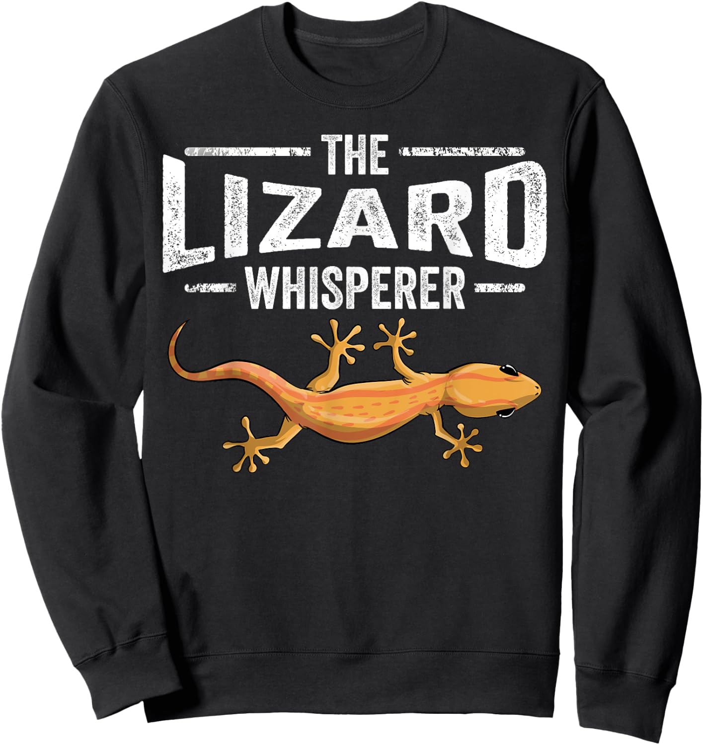 Cool Lizard Whisperer Gift Boys Girls Kids Reptile Lover Sweatshirt - Sweatshirt | Black