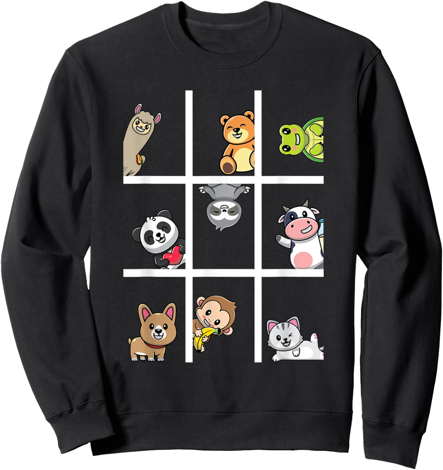 Orthodontist Animal Braces Boys Girls Kids Getting Braces Sweatshirt - Sweatshirt | Black