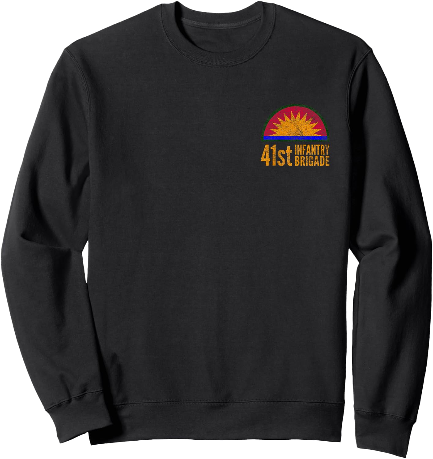 41st Infantry Brigade Army Division Sweatshirt - Sweatshirt | Black