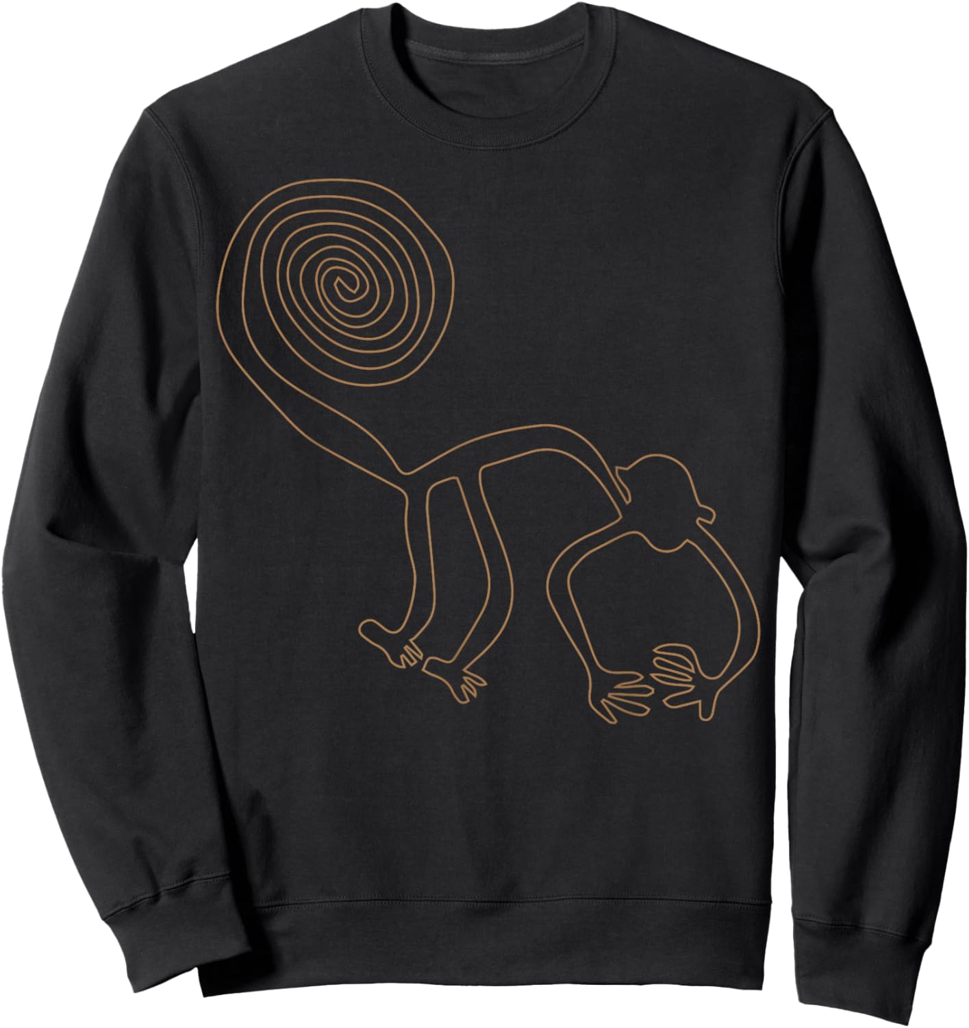 Peru - Nazca Lines Monkey - Peru Sweatshirt - Sweatshirt | Black