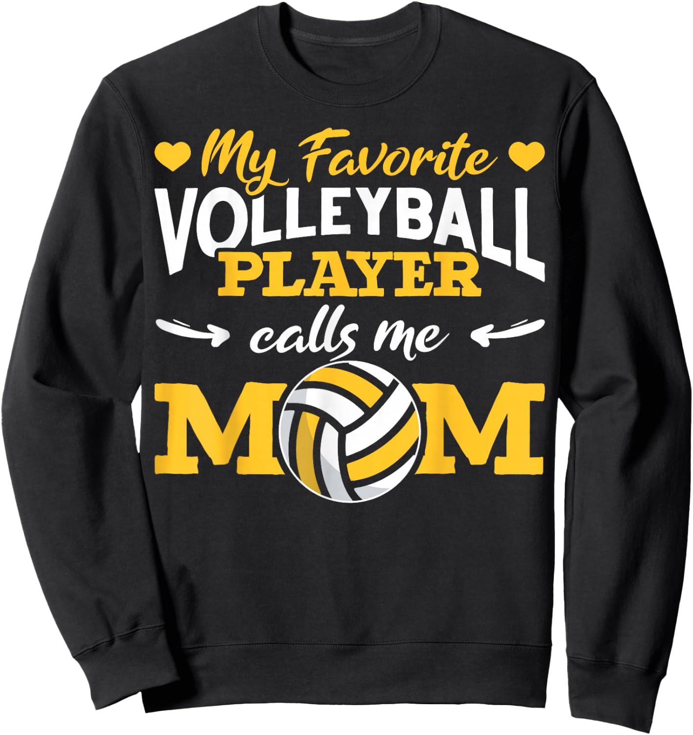 Volleyball Moms Volleyball Mom Life Sweatshirt - Sweatshirt | Black