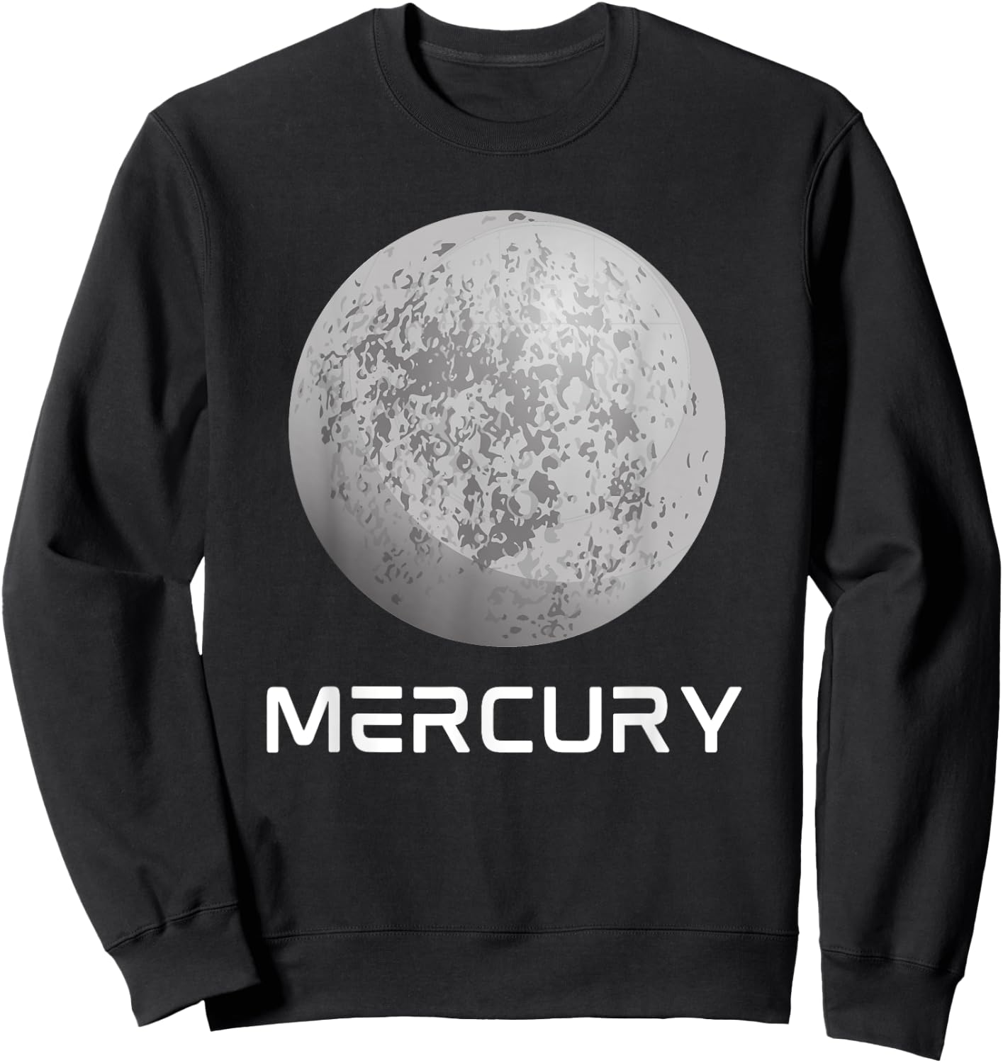 Solar System Planet Mercury Outer Space Sweatshirt - Sweatshirt | Black