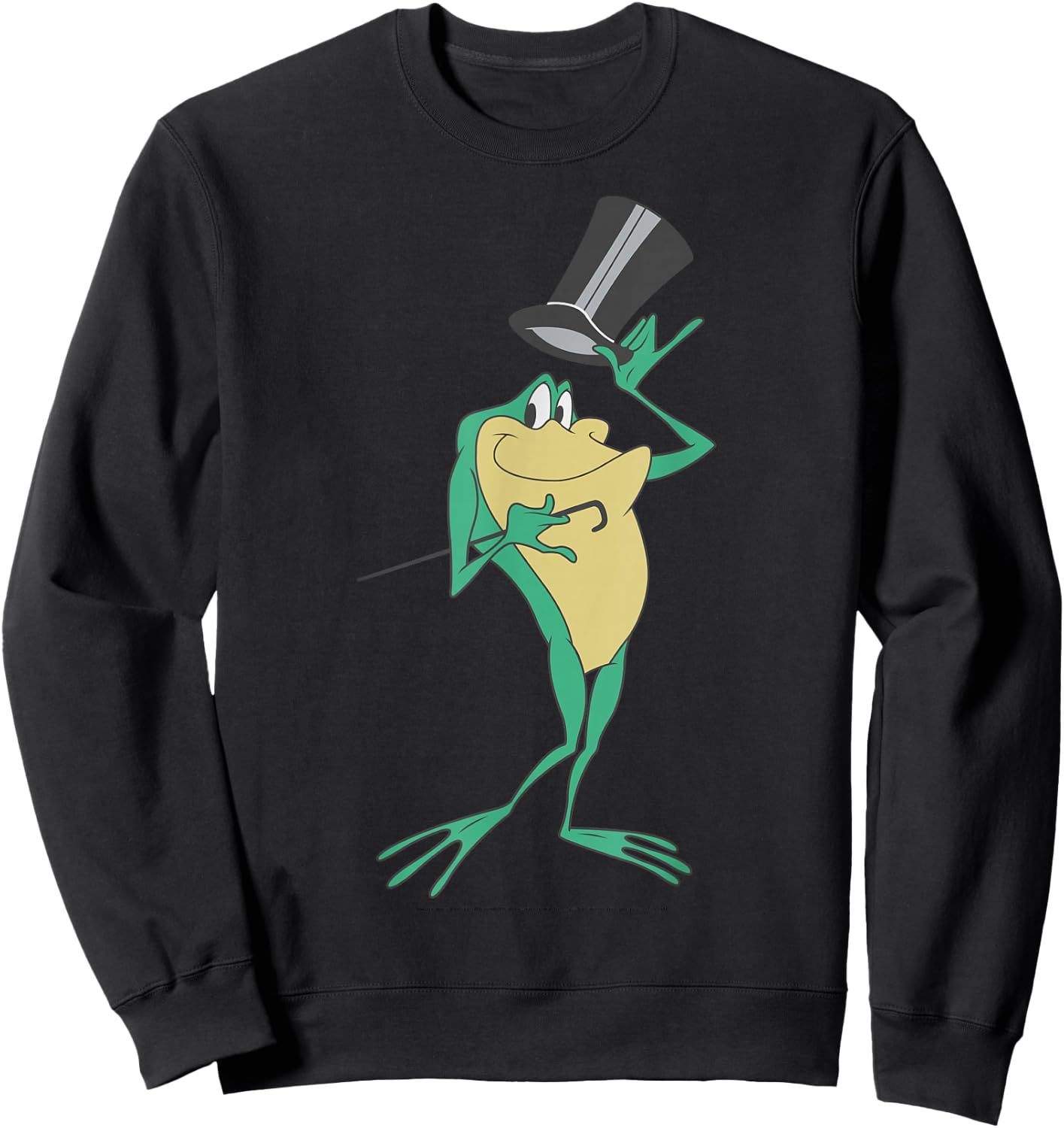 Looney Tunes Michigan J. Frog Simple Portrait Sweatshirt - Sweatshirt | Black