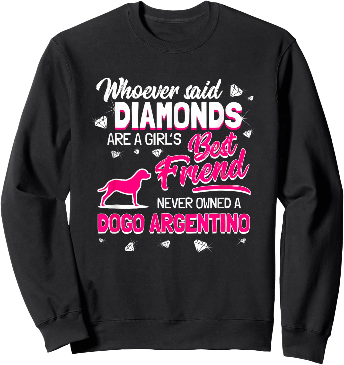 Dogo Argentino Sweatshirt - Sweatshirt | Black