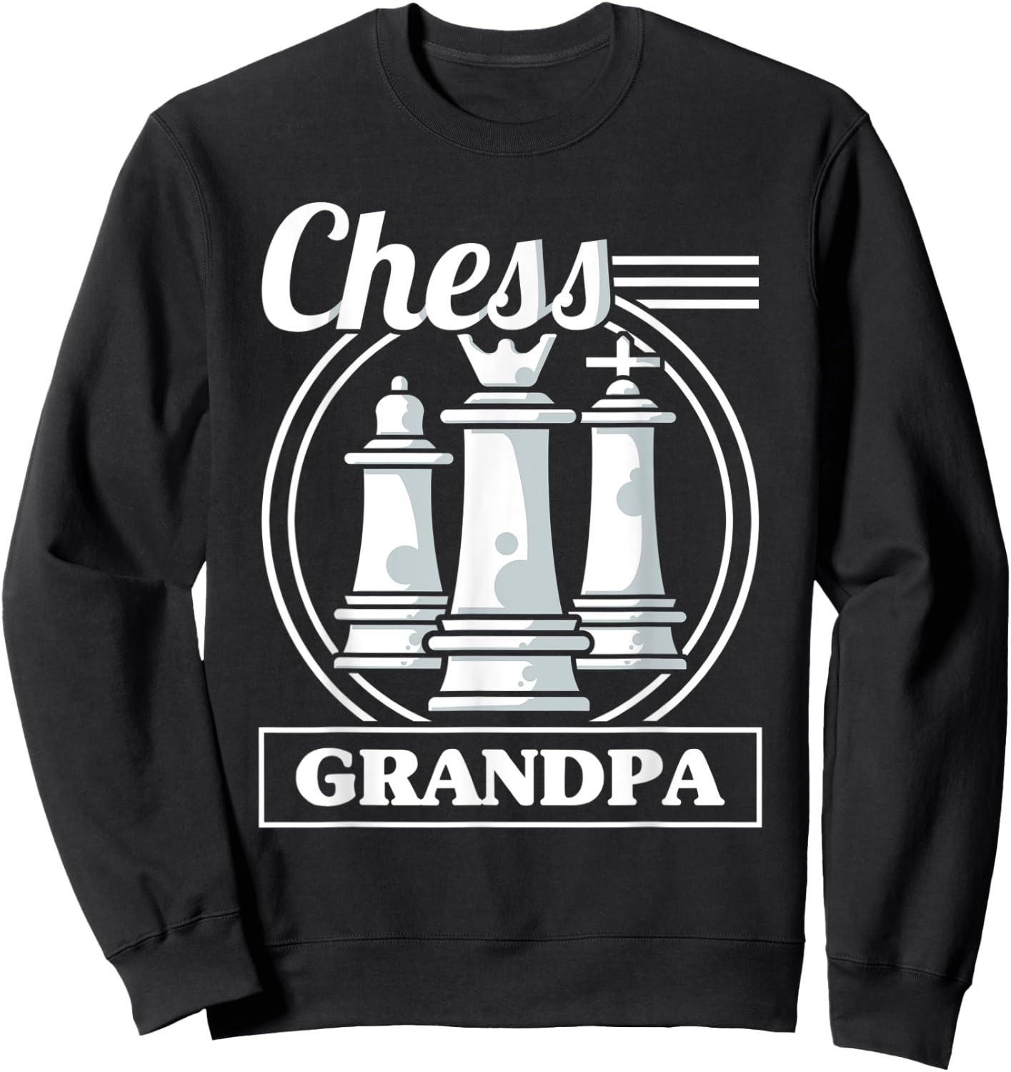 Chess Grandpa Chess Grandfather Funny Chess Player Sweatshirt - Sweatshirt | Black