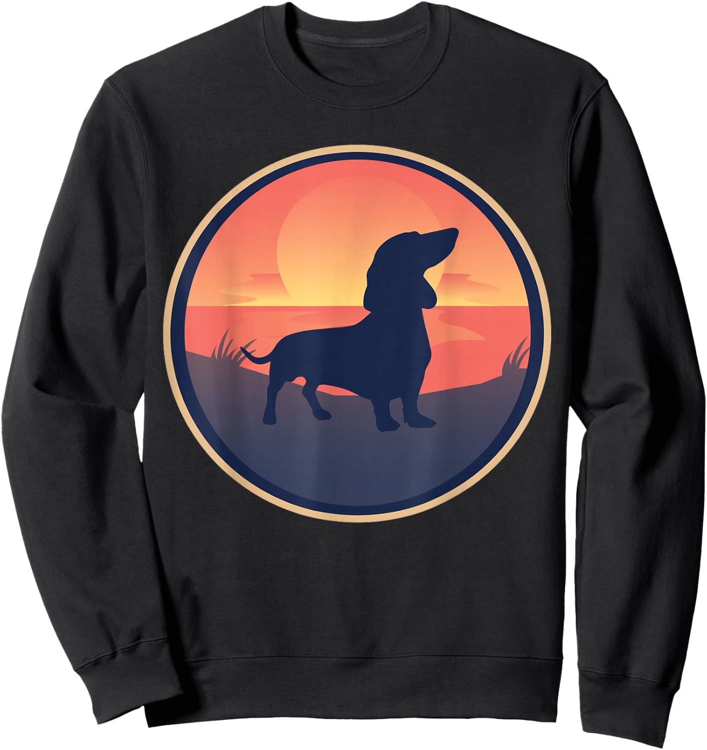Dachshund Dachshund Teckel Sweatshirt - Sweatshirt | Black