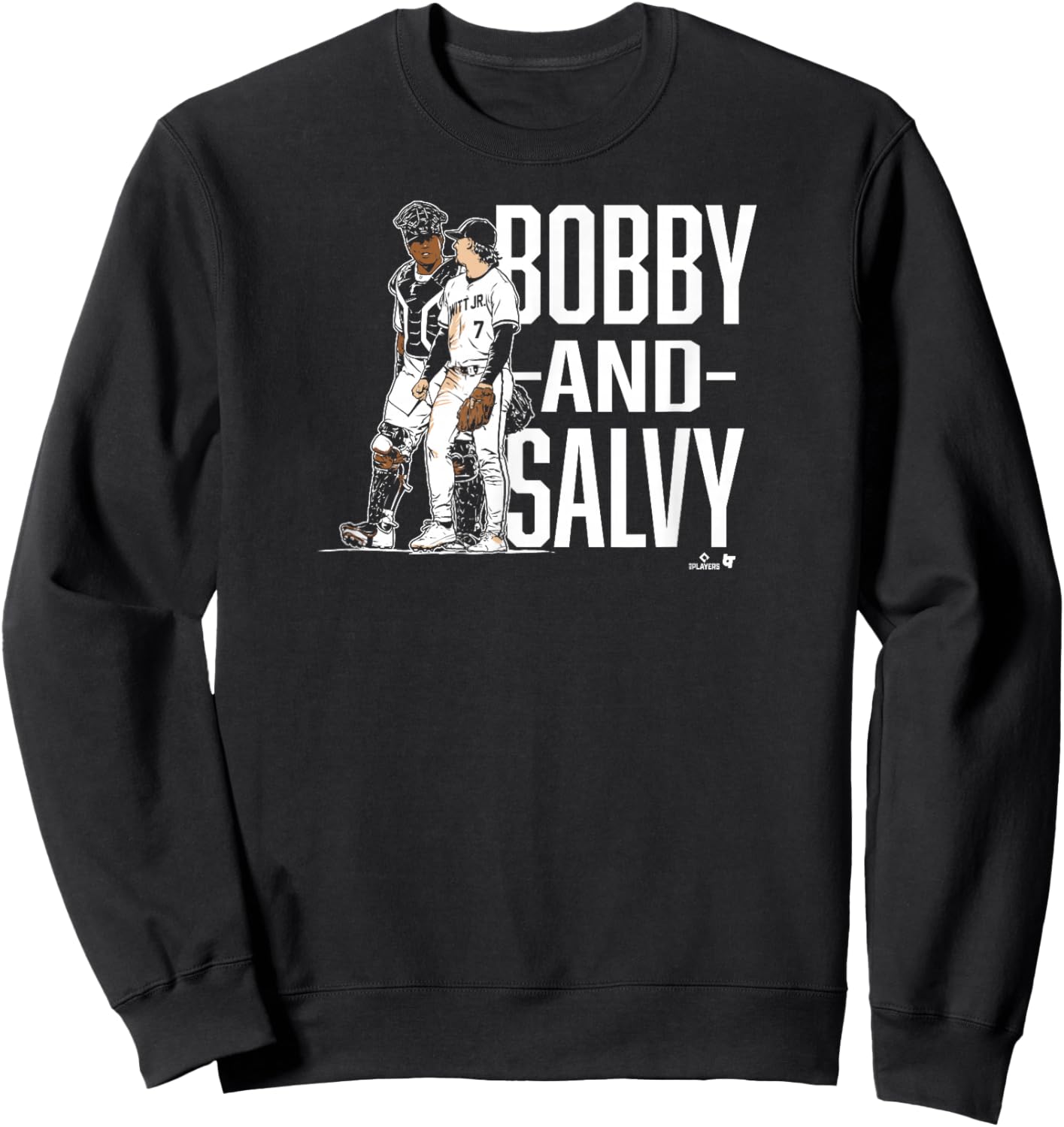 Bobby Witt Jr & Salvador Perez - Bobby & Salvy - KC Baseball Sweatshirt - Sweatshirt | Black