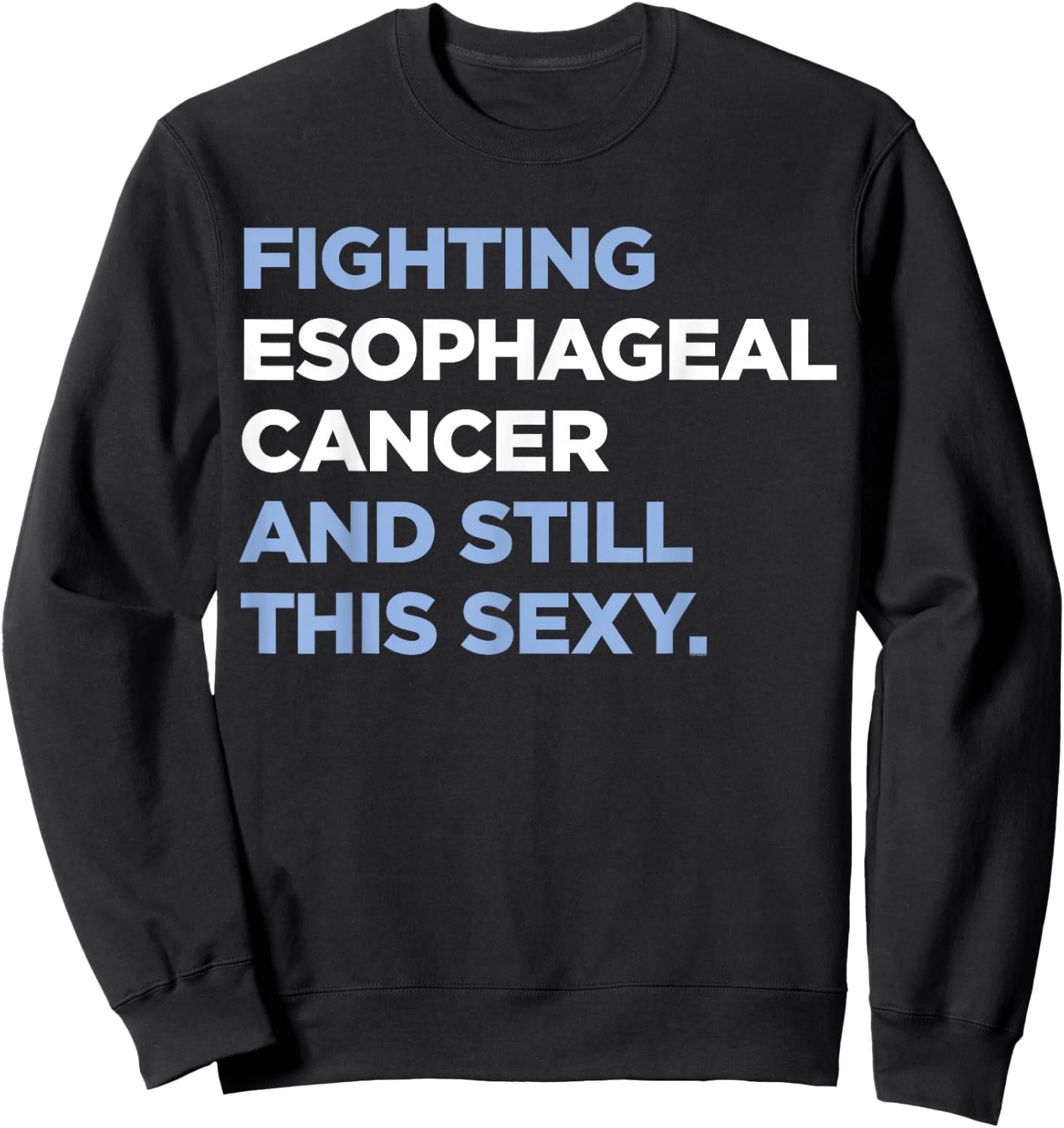Esophageal Cancer Shirt | Esophageal Cancer Awareness Gift Sweatshirt - Sweatshirt | Black