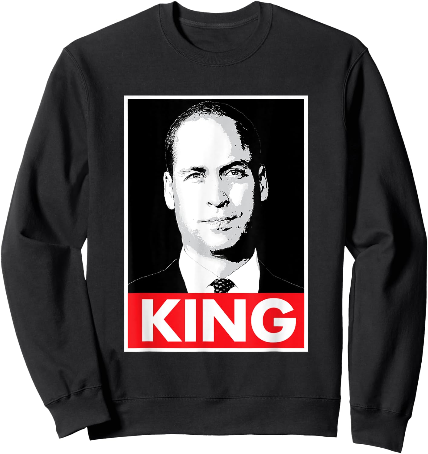 King William Sweatshirt - Sweatshirt | Black