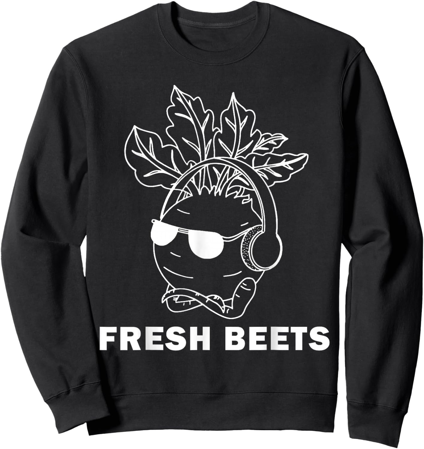 Funny "fresh beets" vegetable Sweatshirt - Sweatshirt | Black