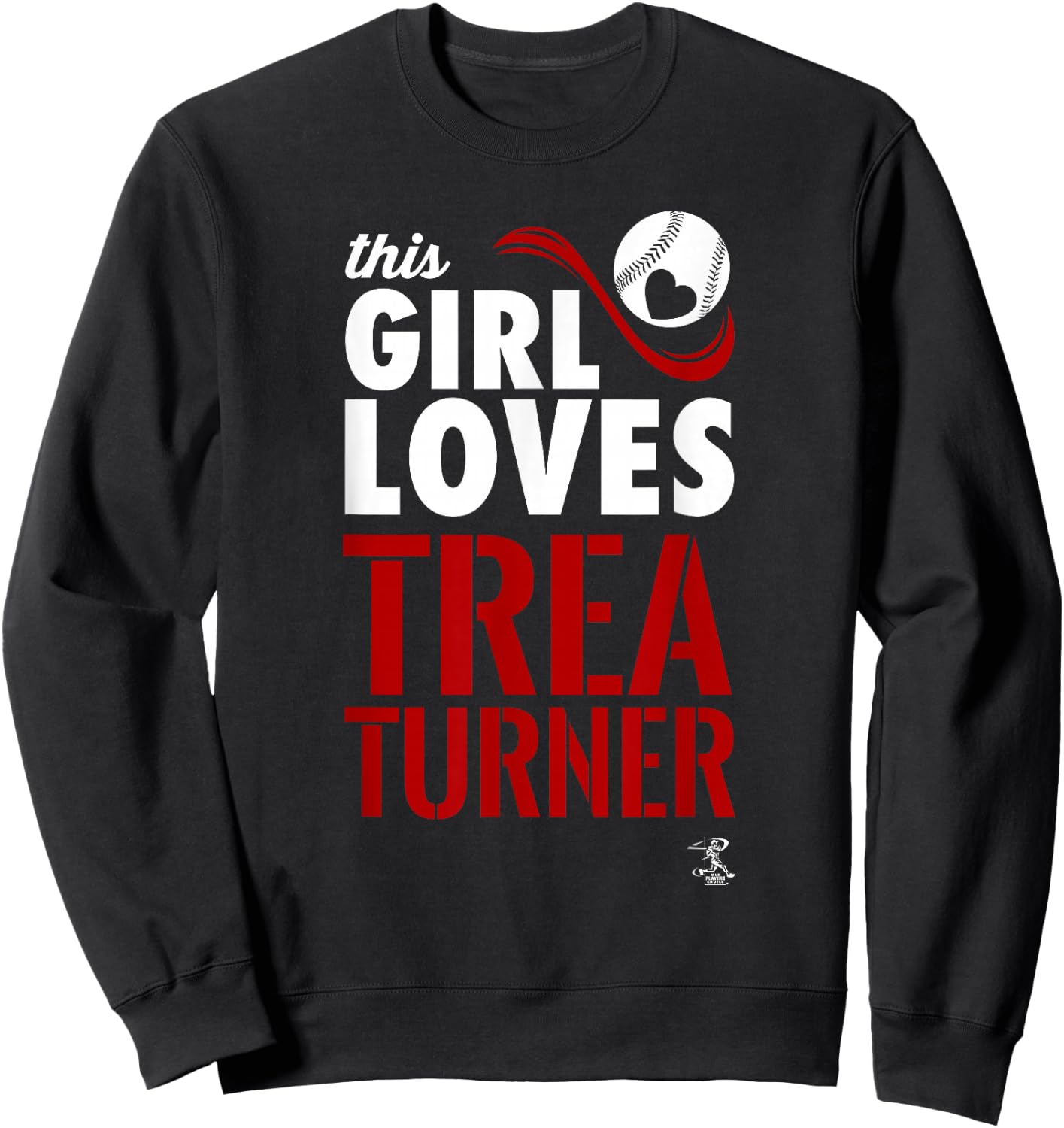 Trea Turner This Girl Loves Gameday Sweatshirt - Sweatshirt | Black