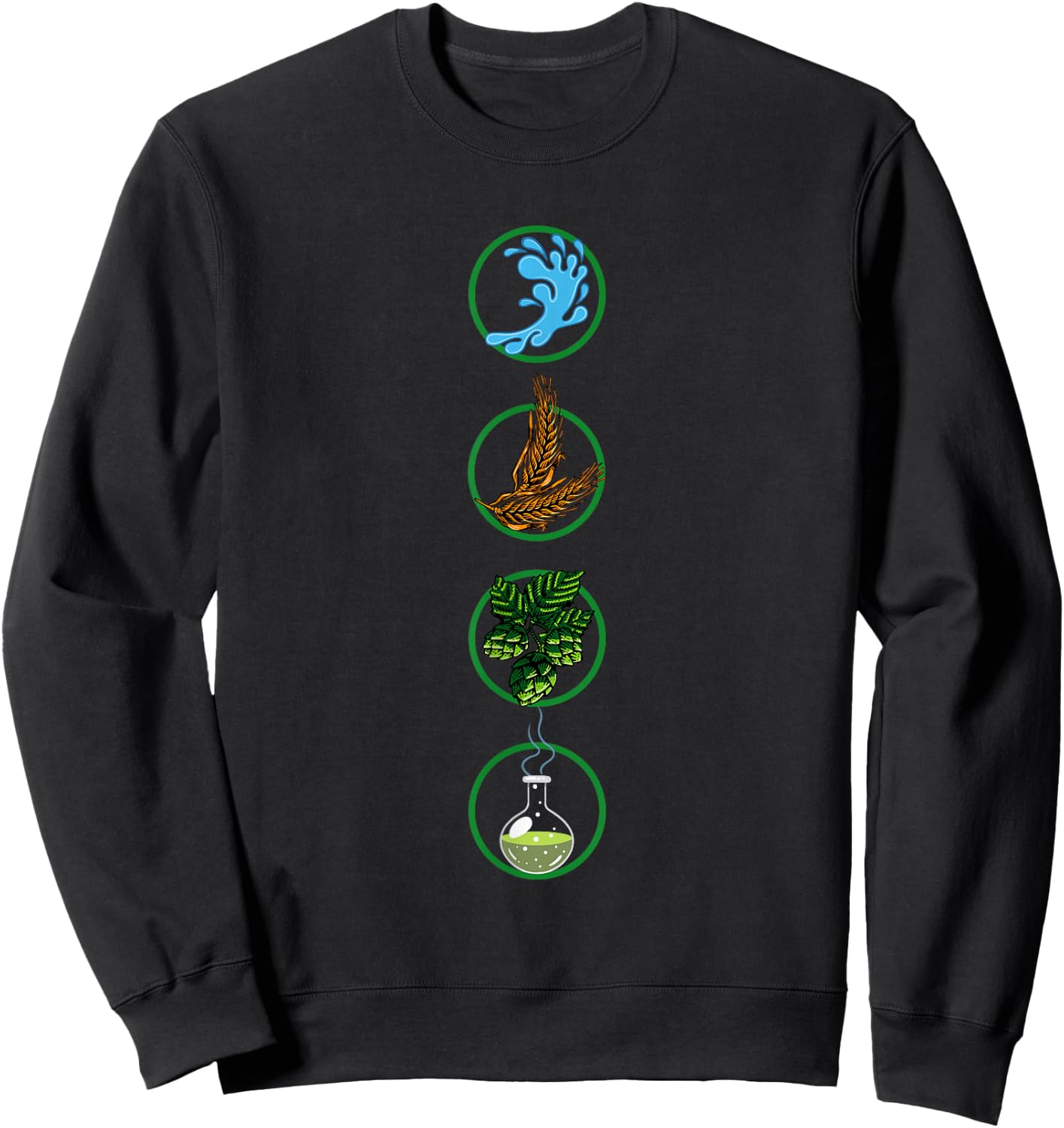 Beer Brewer - Home Brewing Craft Beer Sweatshirt - Sweatshirt | Black