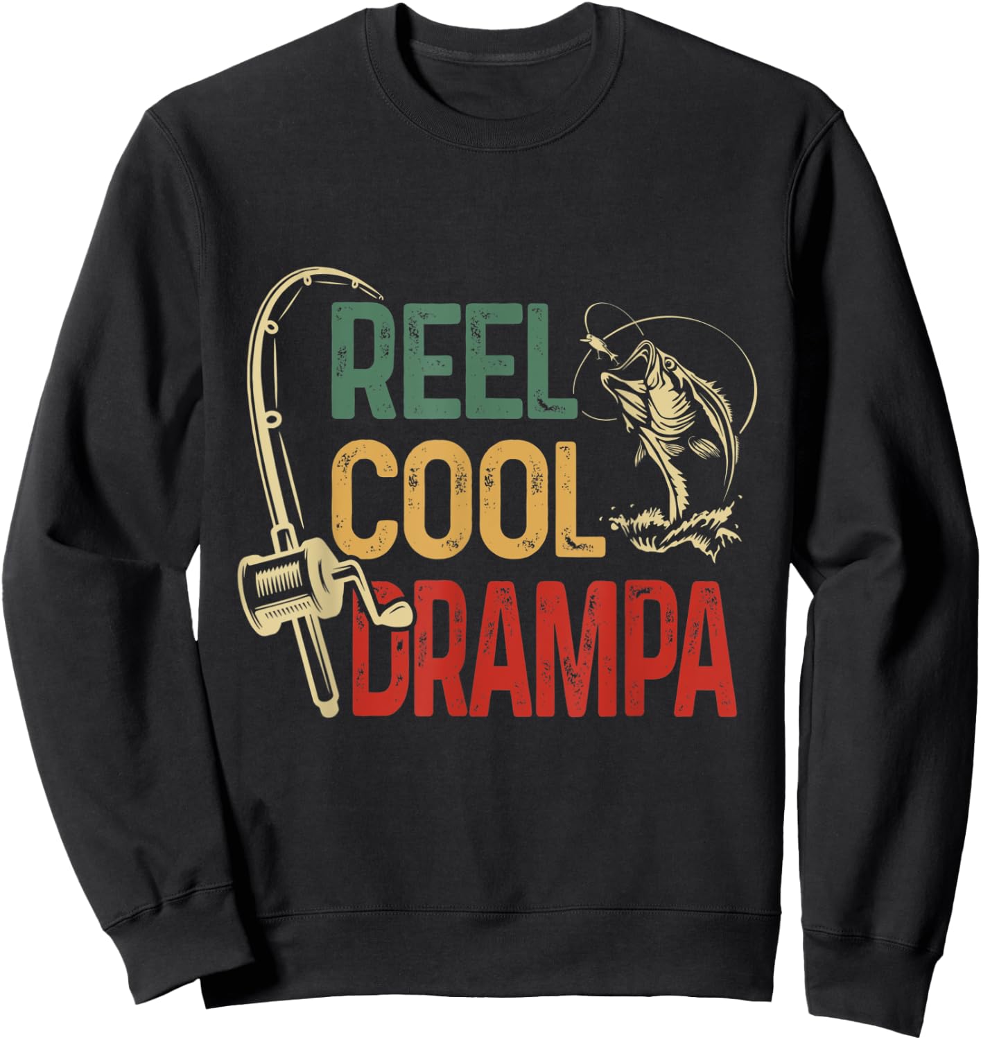Reel cool Reel cool Drampa Sweatshirt - Sweatshirt | Black
