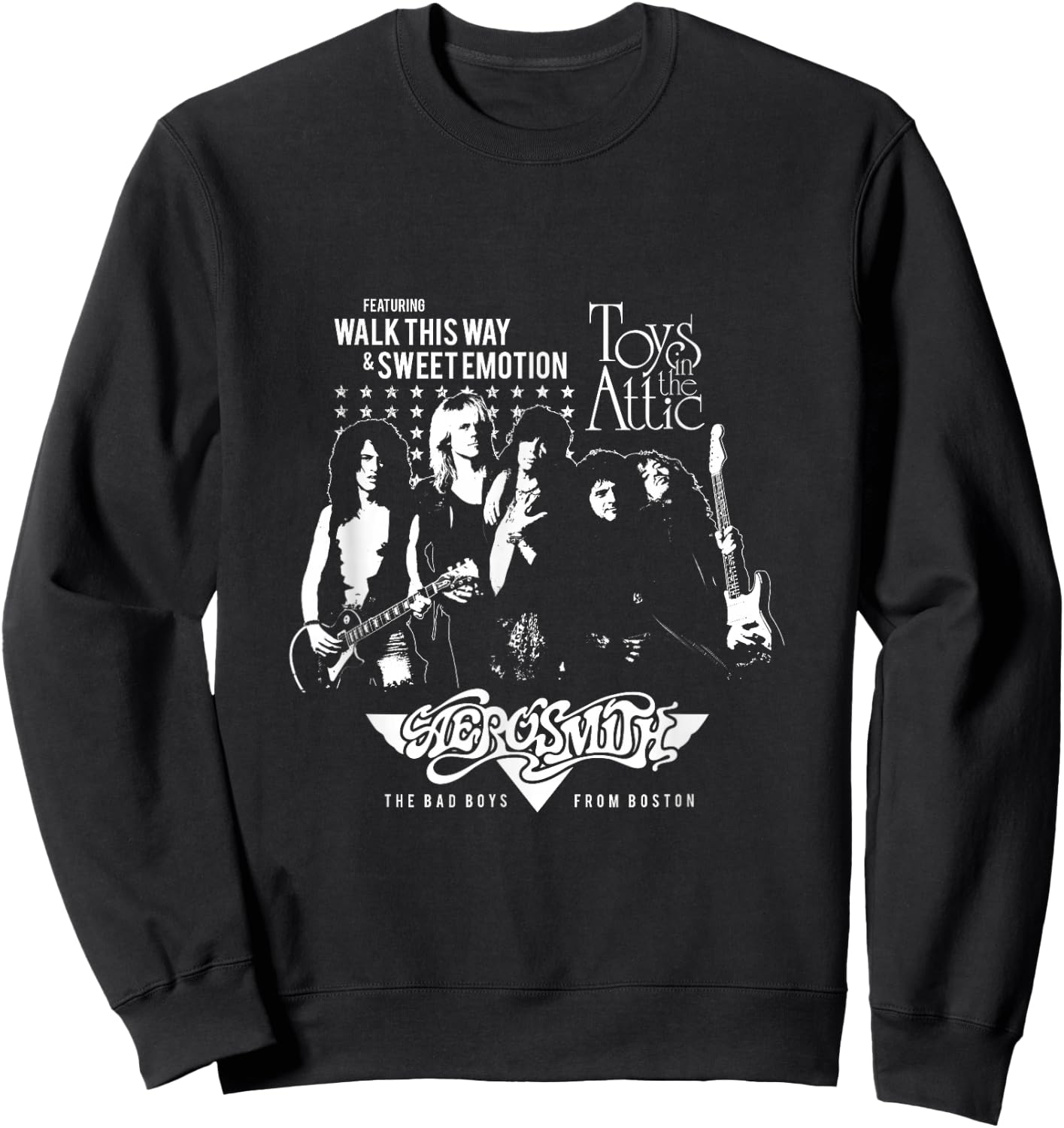 Aerosmith - Toys In The Attic Sweatshirt - Sweatshirt | Black