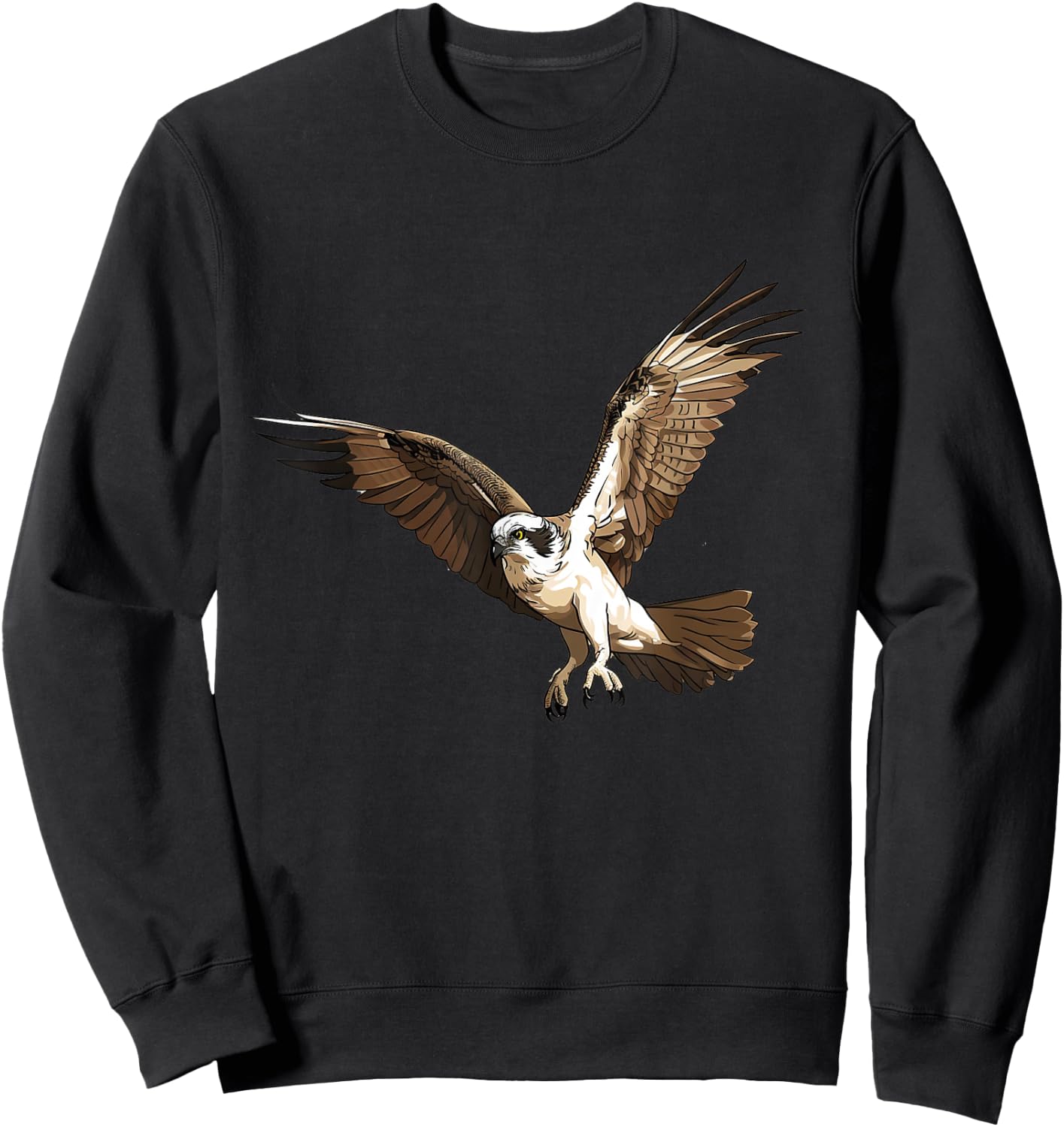 Osprey bird lover illustration Sweatshirt - Sweatshirt | Black