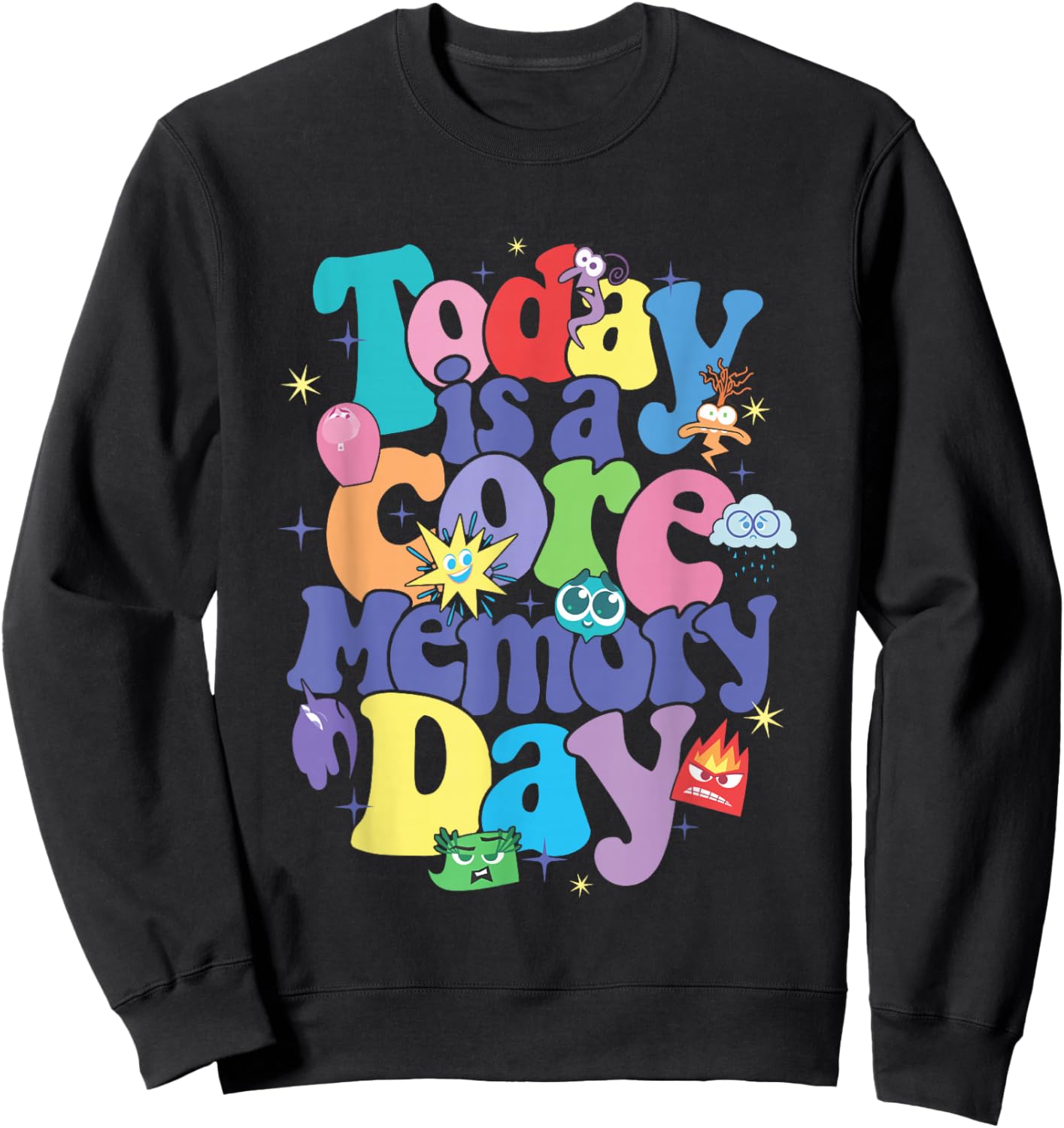 Disney Pixar Inside Out 2 Today is A Core Memory Day Poster Sweatshirt - Sweatshirt | Black