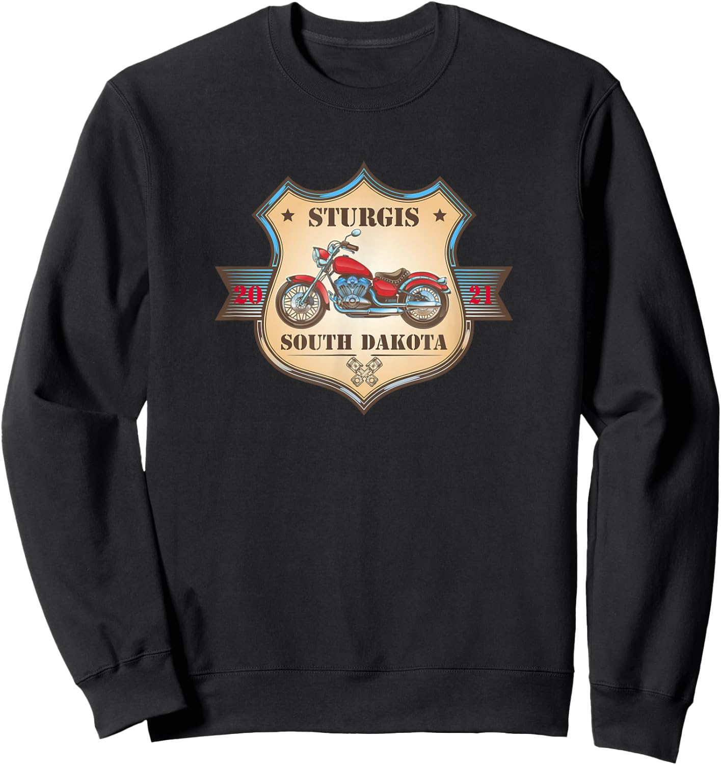 Bike Week Sturgis South Dakota Rally 2021 Sweatshirt - Sweatshirt | Black