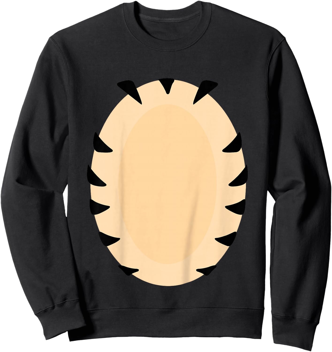 Kids Tiger Costume Kids Children Orange Boy Girl DIY Sweatshirt - Sweatshirt | Black