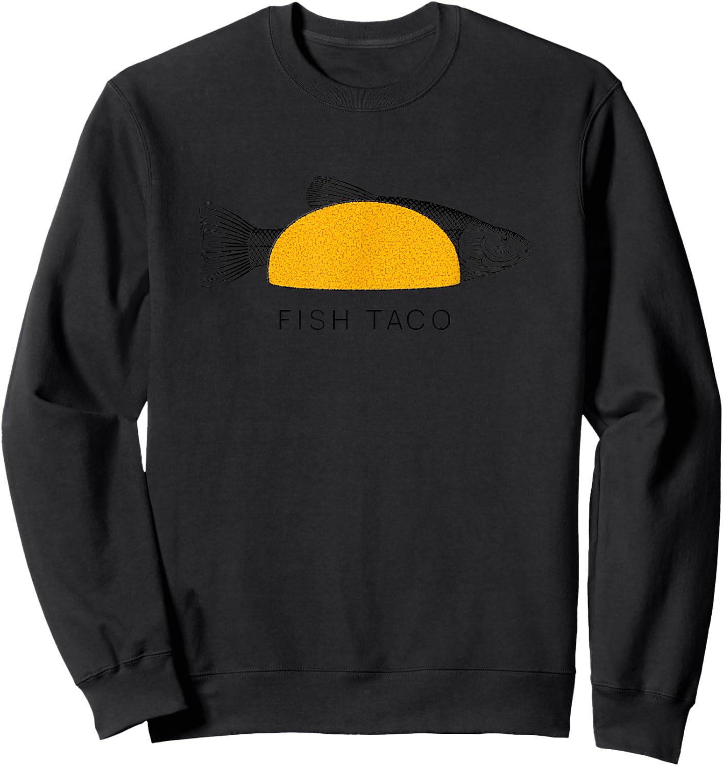 Fish Taco Sweatshirt - Sweatshirt | Black
