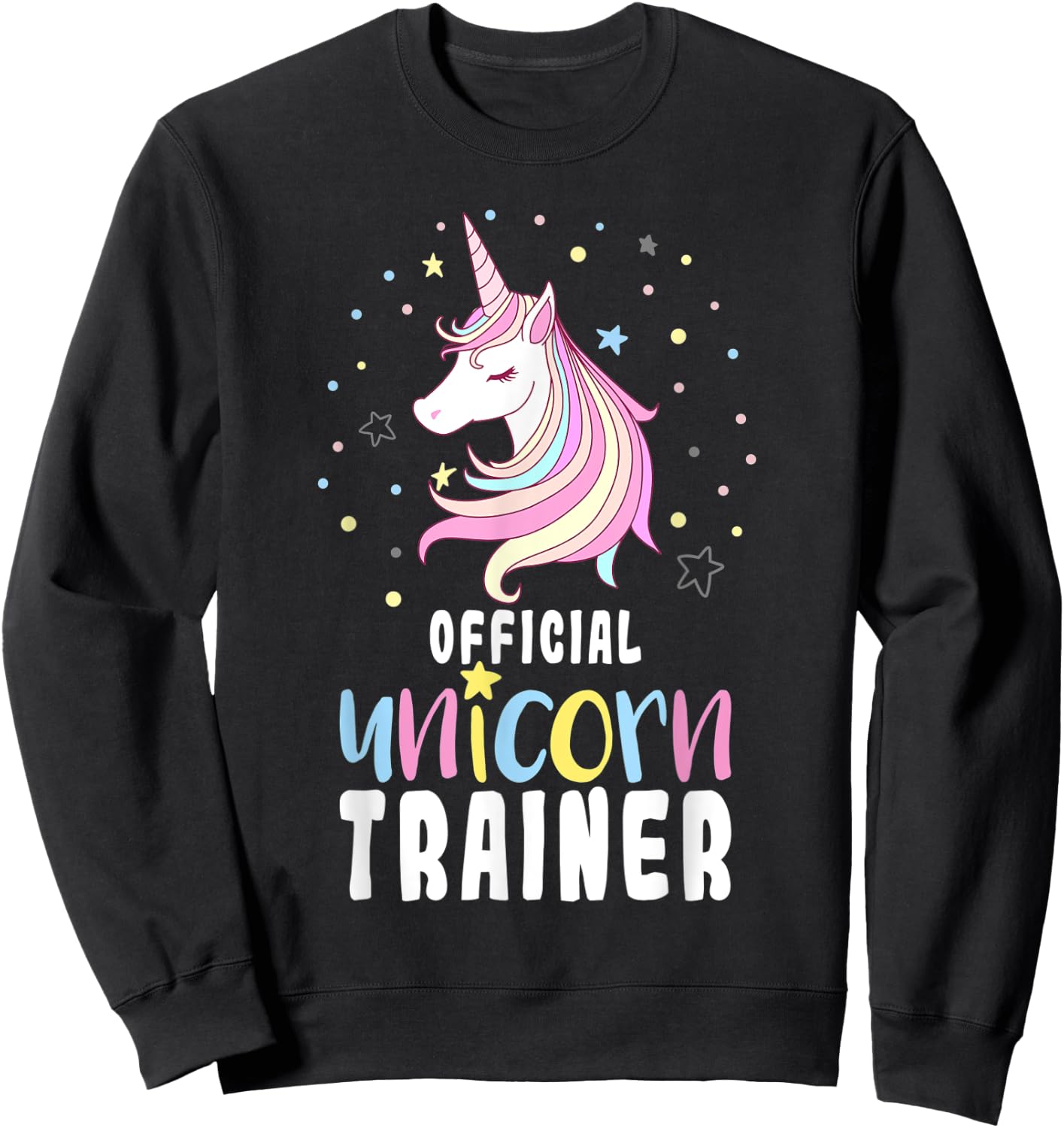Official Unicorn Trainer Sweatshirt - Sweatshirt | Black