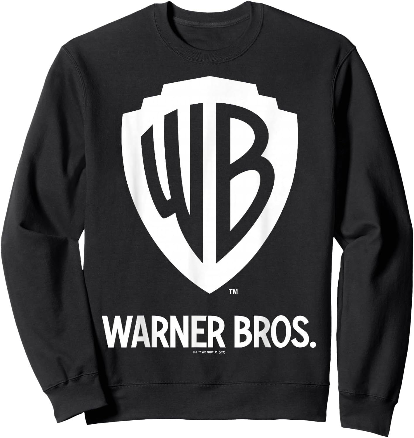 Warner Brothers WB Blue Logo C1 Small Sweatshirt - Sweatshirt | Black