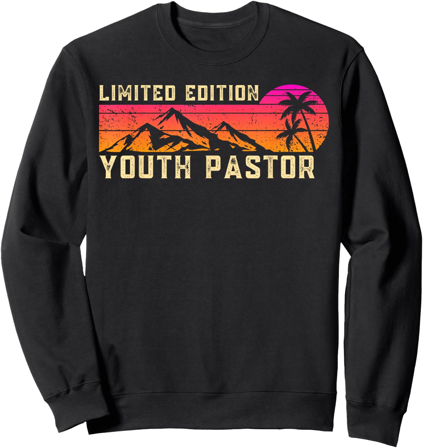 Youth Pastor Job Birthday Worker Professional Sweatshirt - Sweatshirt | Black