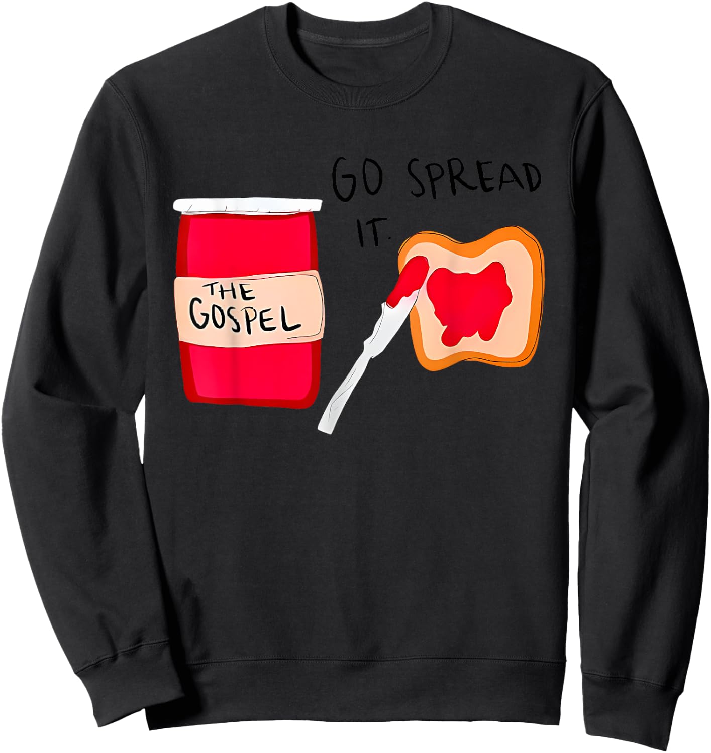 The Gospel Go Spread it Sweatshirt - Sweatshirt | Black