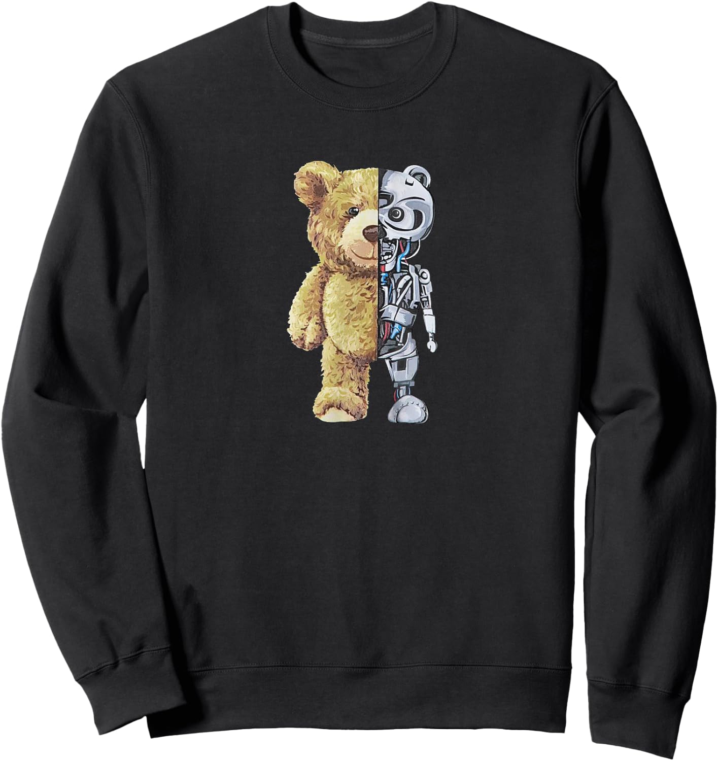 Teddy Robot Sweatshirt - Sweatshirt | Black